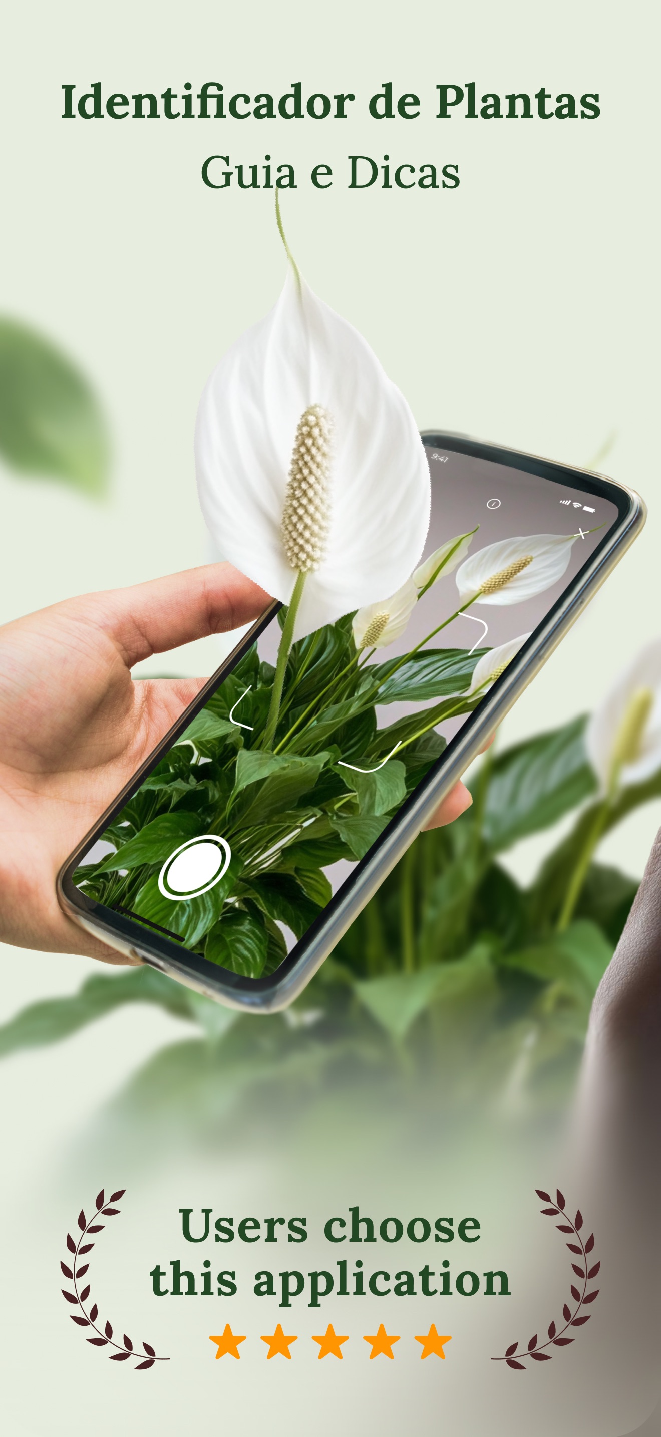 Captura de ecrã 1 da app AI Plant Identifier・Flower App