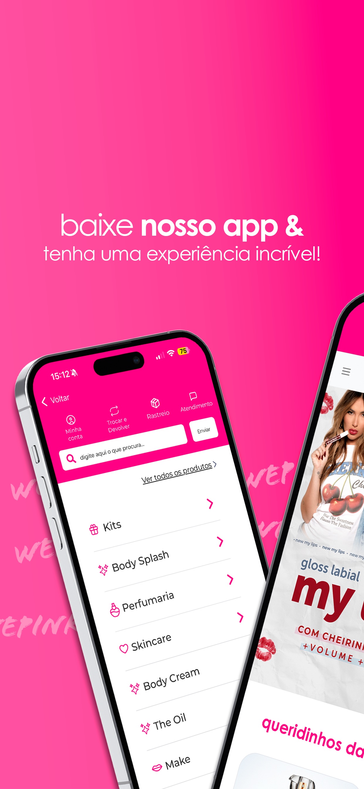 Captura de ecrã 2 da app Wepink App