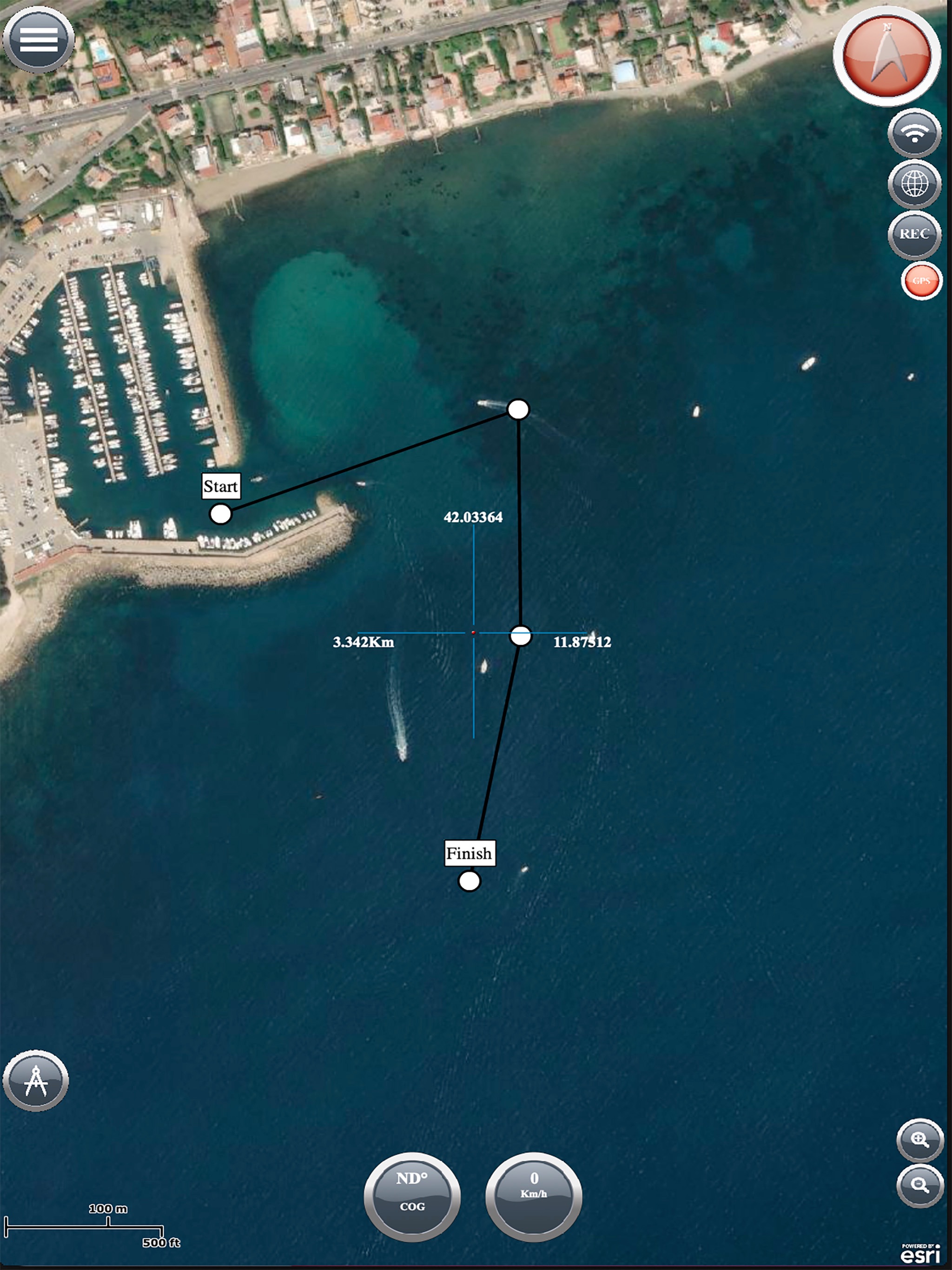 Captura de ecrã 2 da app Marine Navigation