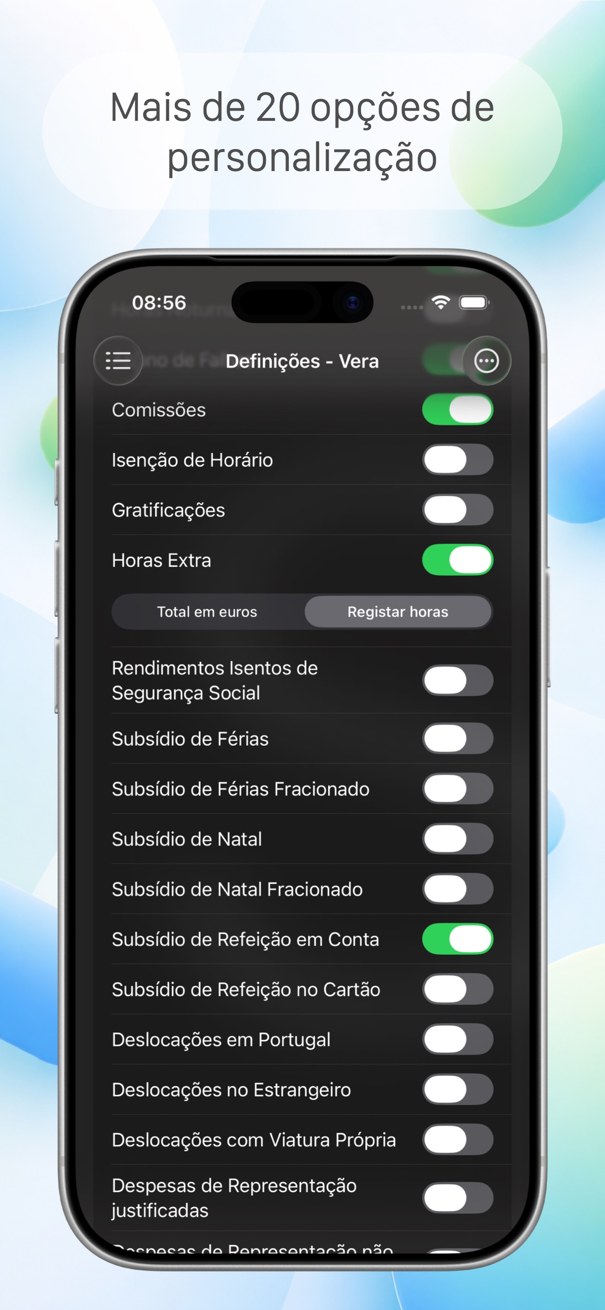 Captura de ecrã 4 da app Salário Líquido