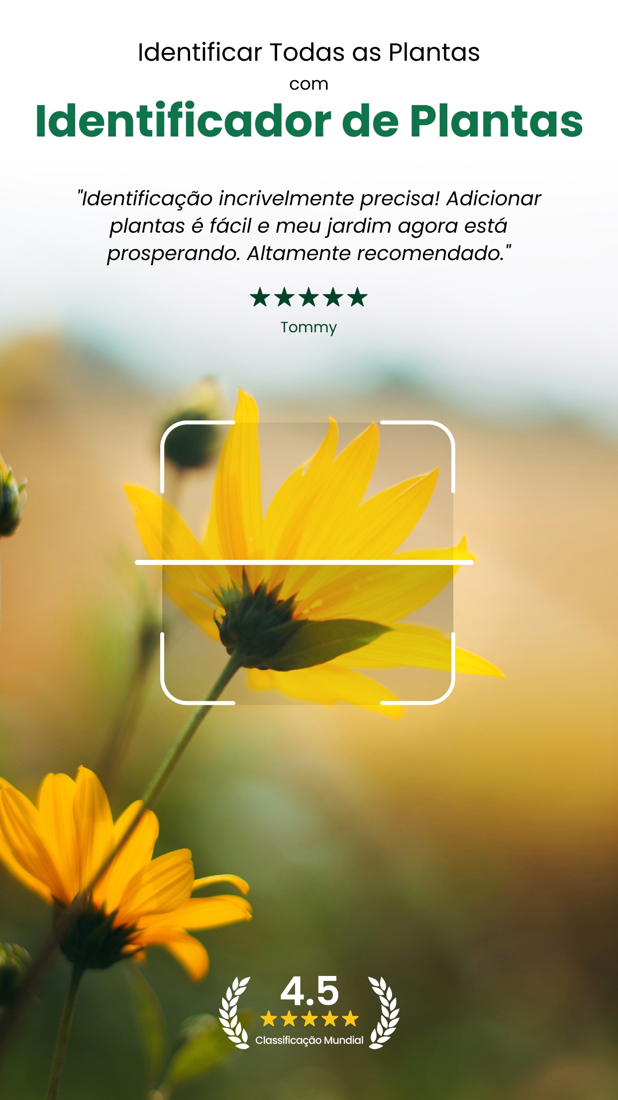 Captura de ecrã 1 da app Flor Identificador De Plantas