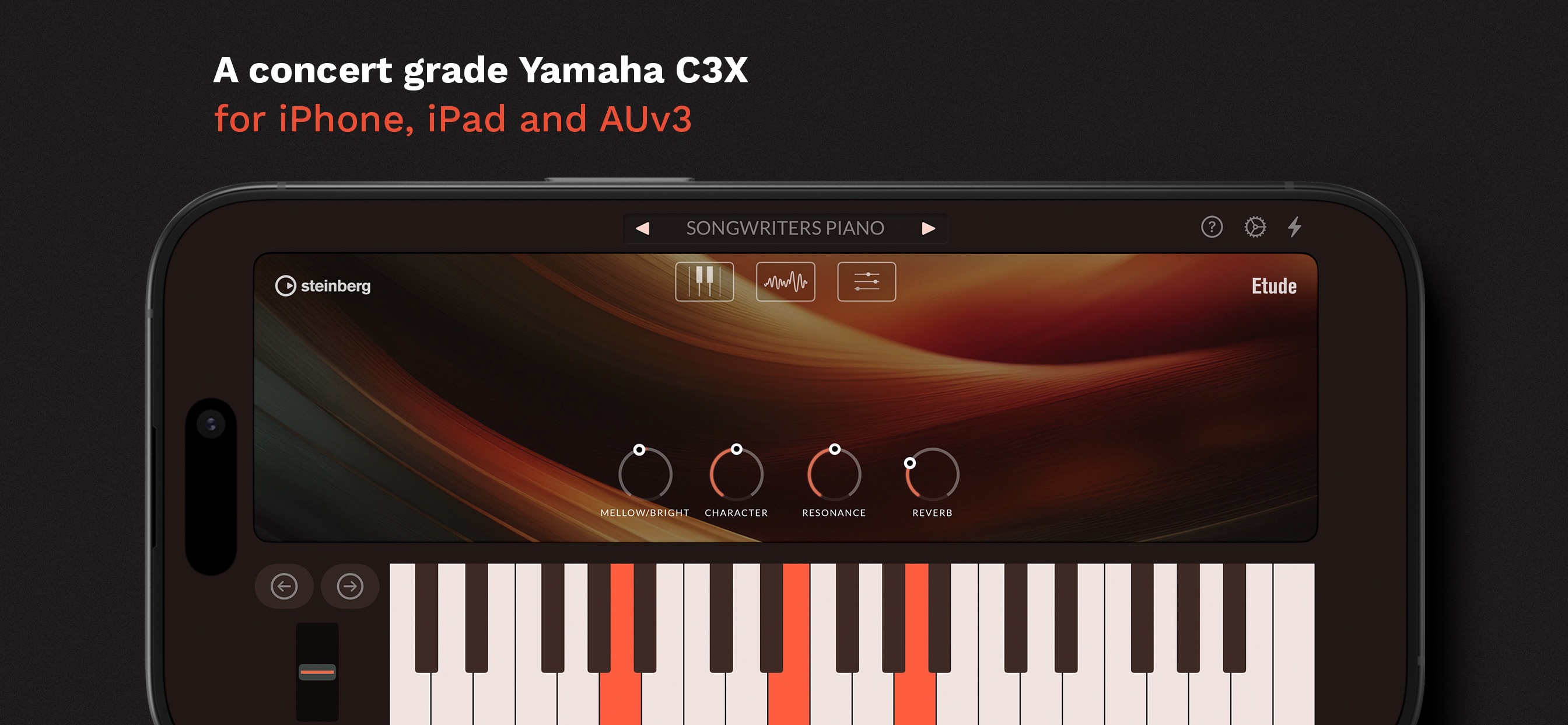 Captura de ecrã 1 da app Etude - Grand Piano App & AUv3