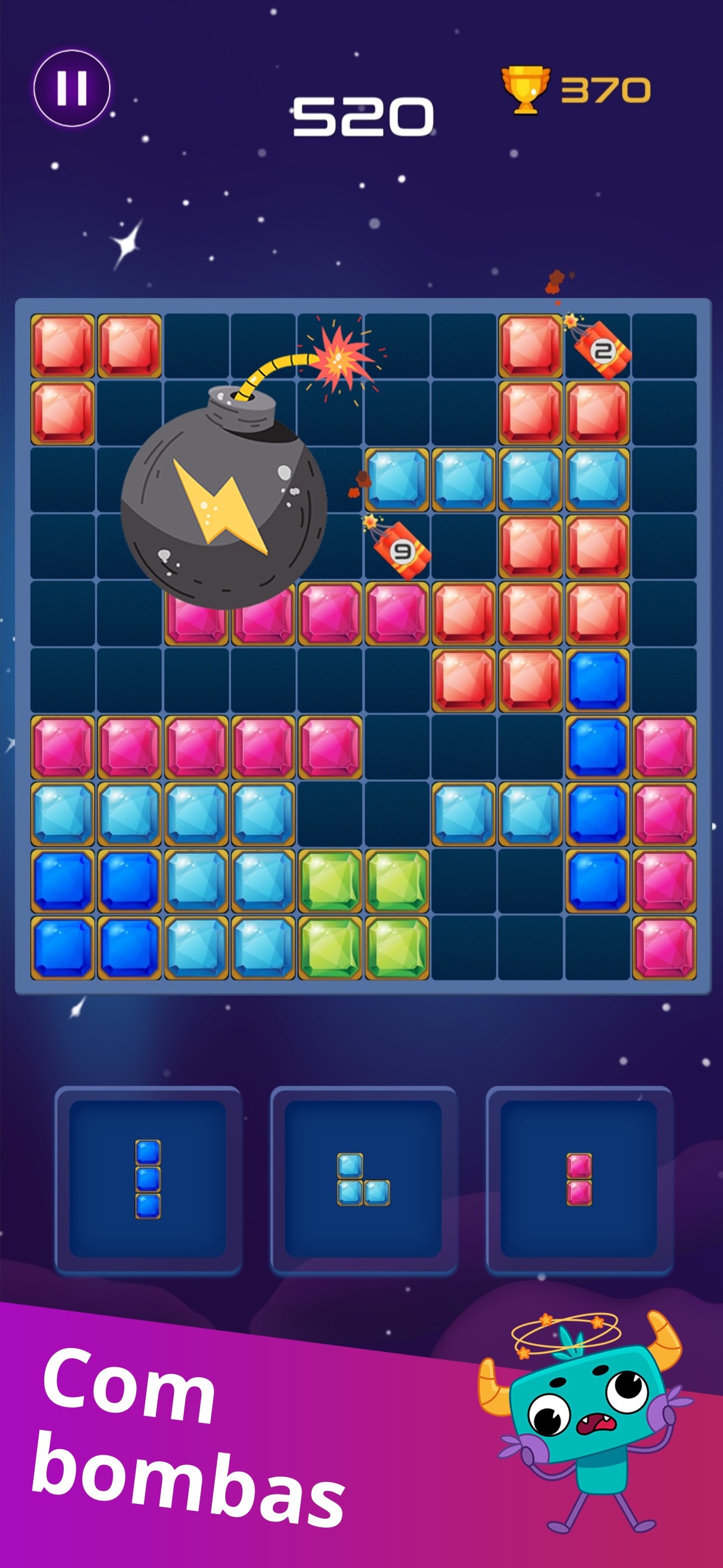 Captura de ecrã 3 da app SpaceBlok: Jogos Inteligentes