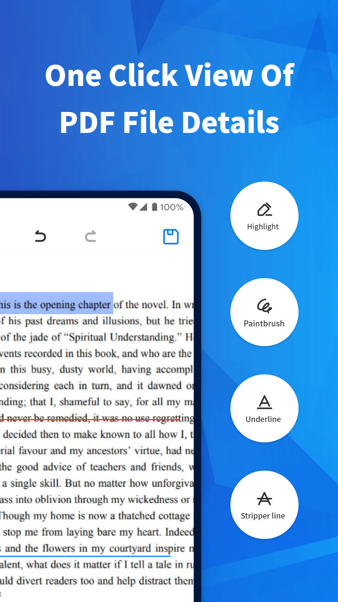 Captura de ecrã 3 da app Ponto de leitura de PDF