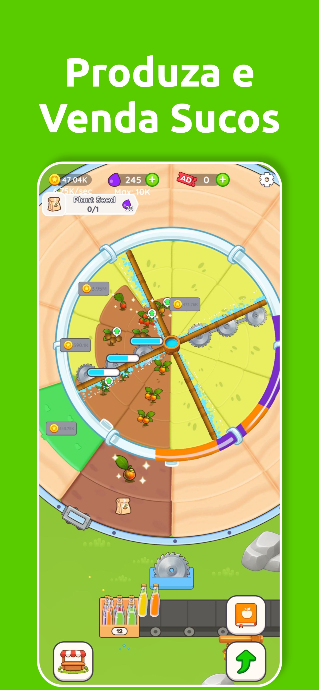 Captura de ecrã 3 da app Fruit Juice Farm