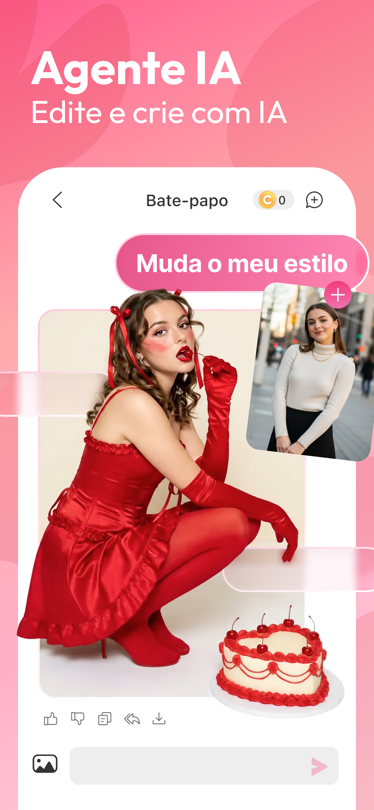 Captura de ecrã 4 da app YouCam Makeup: Editor de Rosto