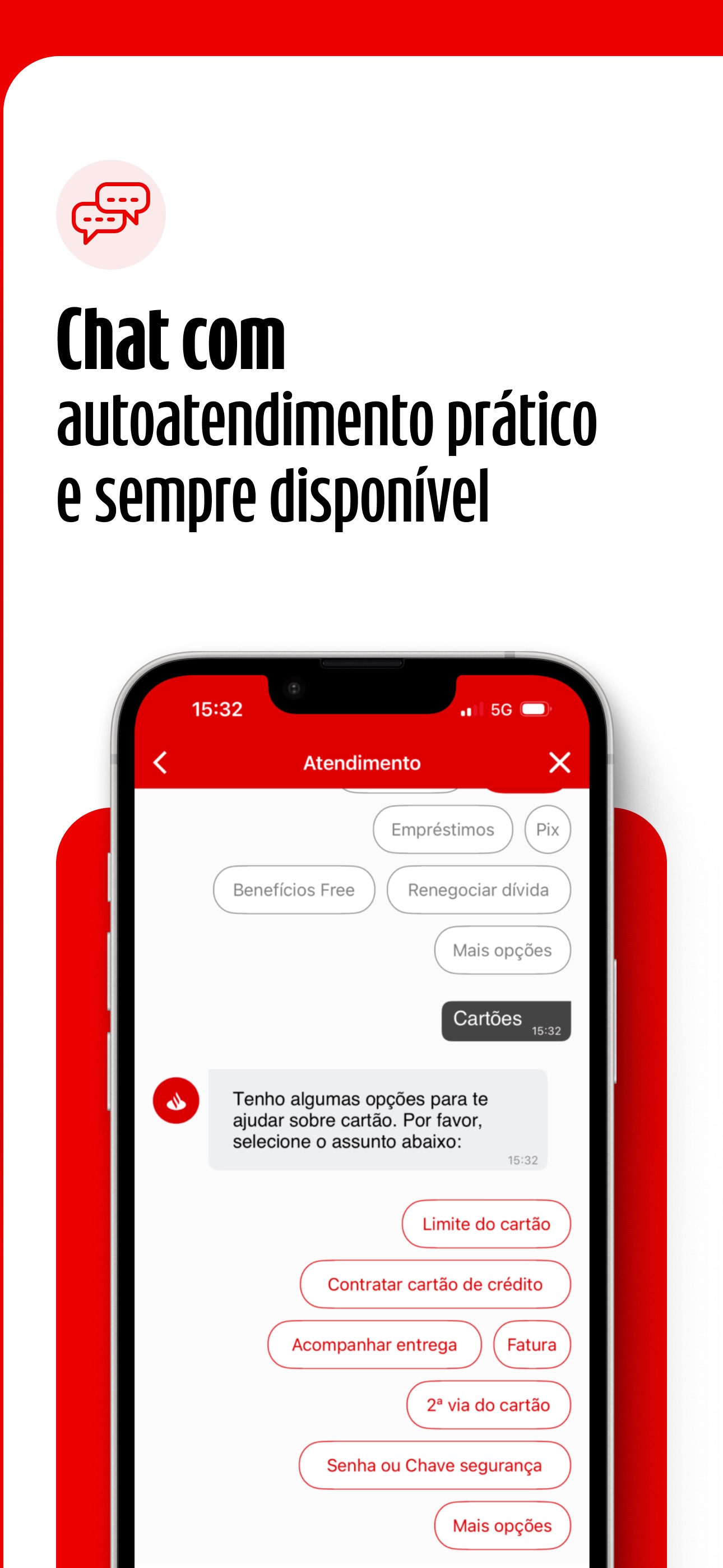 Captura de ecrã 3 da app Banco Santander Brasil