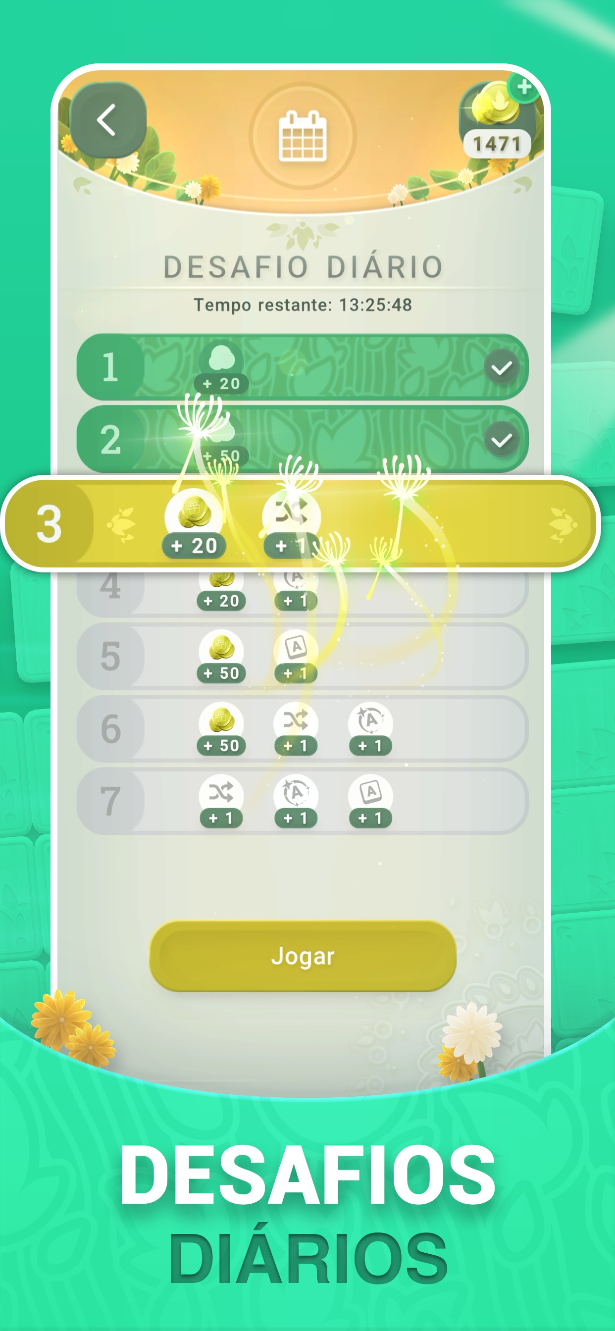 Captura de ecrã 4 da app Esmagar Palavras em Português