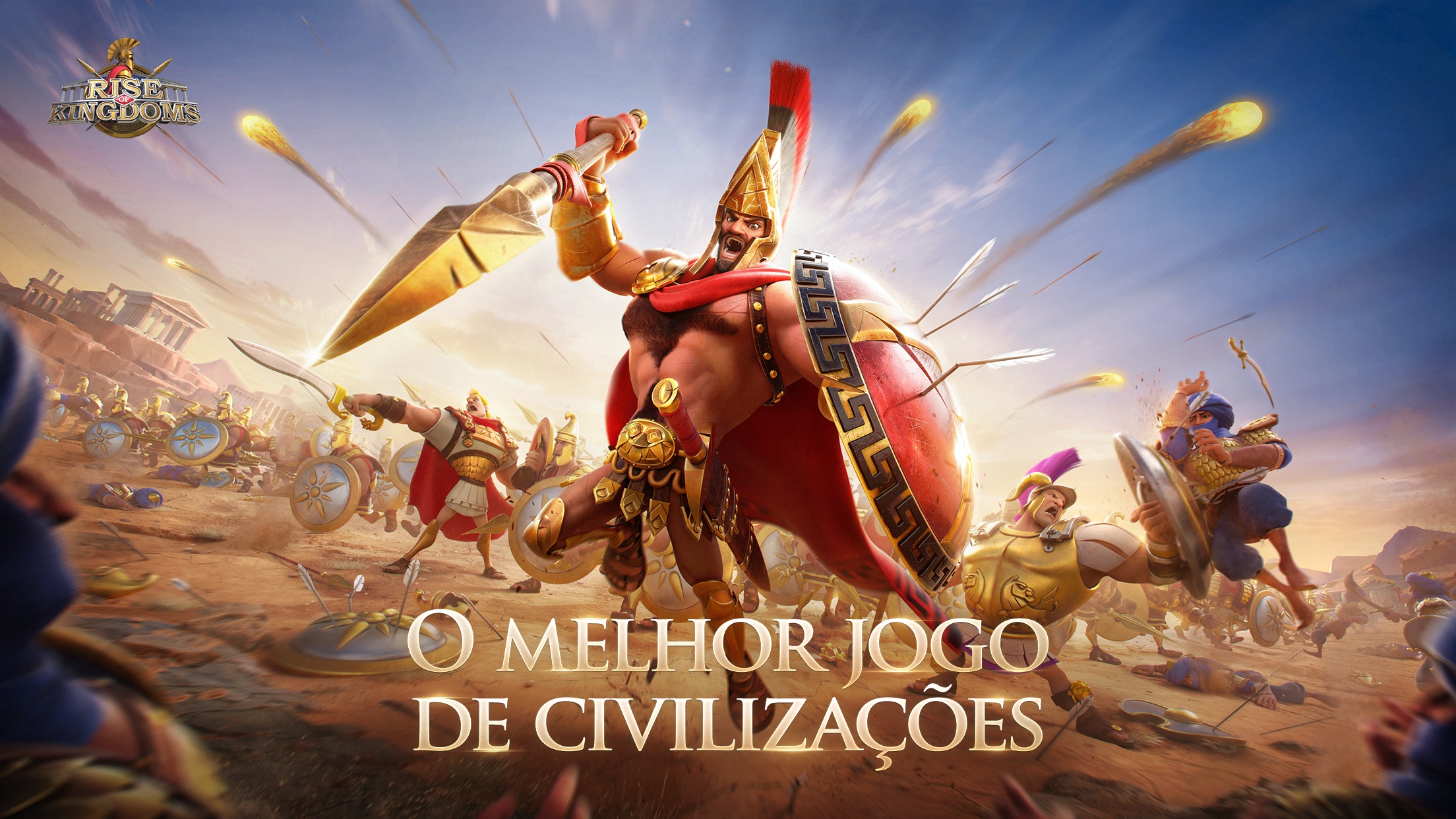 Captura de ecrã 1 da app Rise of Kingdoms: Lost Crusade