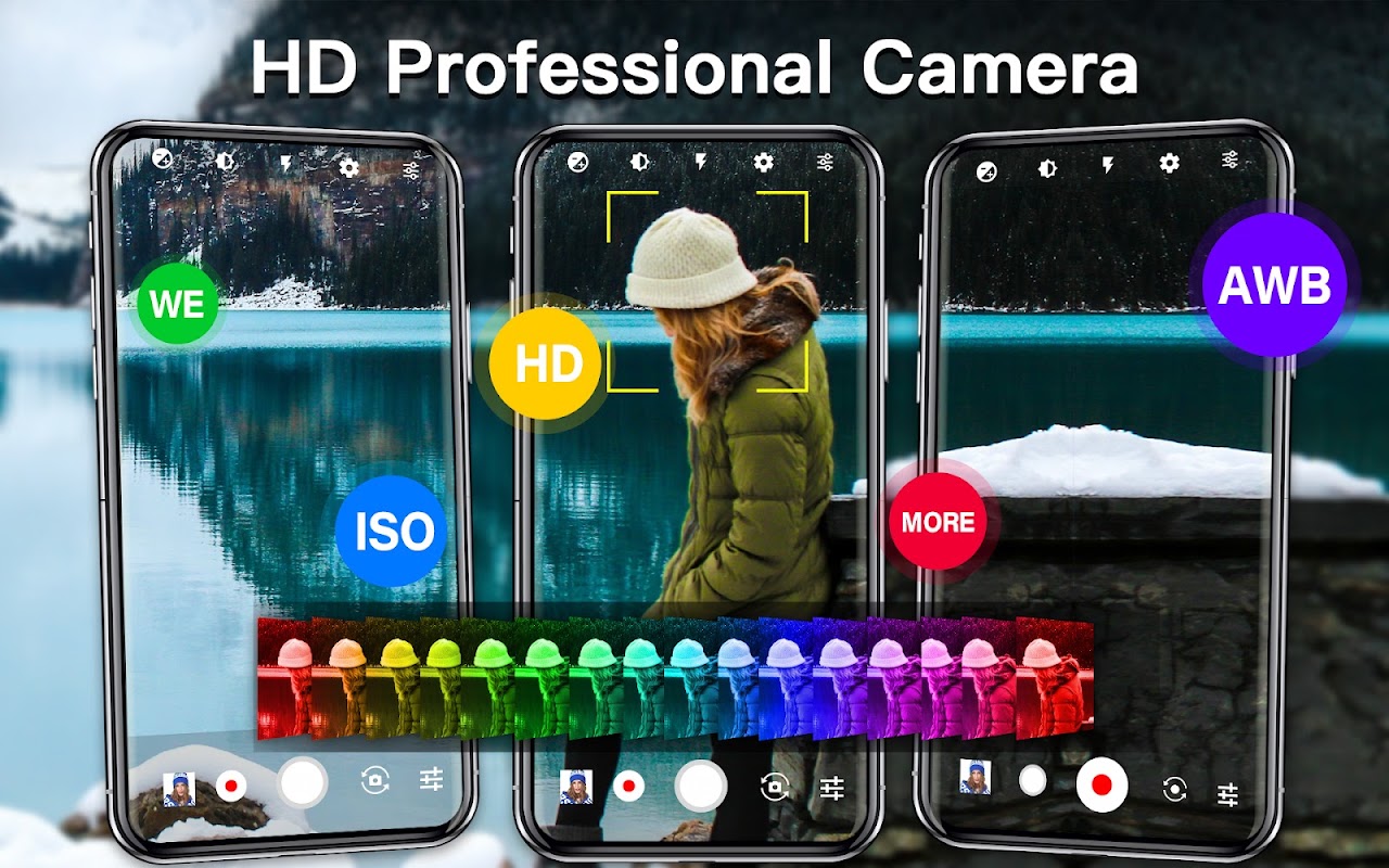 Captura de ecrã 1 da app Câmera profissional: Câmera HD