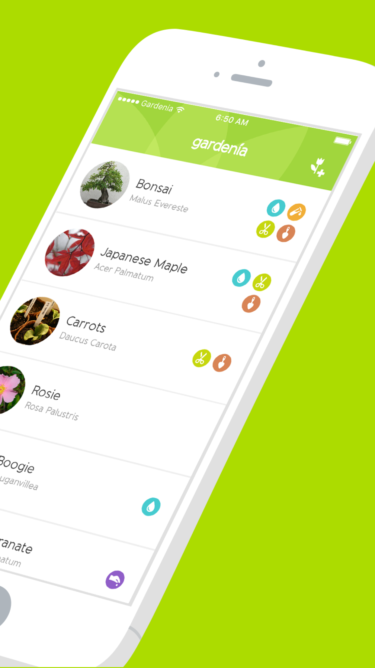 Captura de ecrã 2 da app Gardenia - Plant Organizer