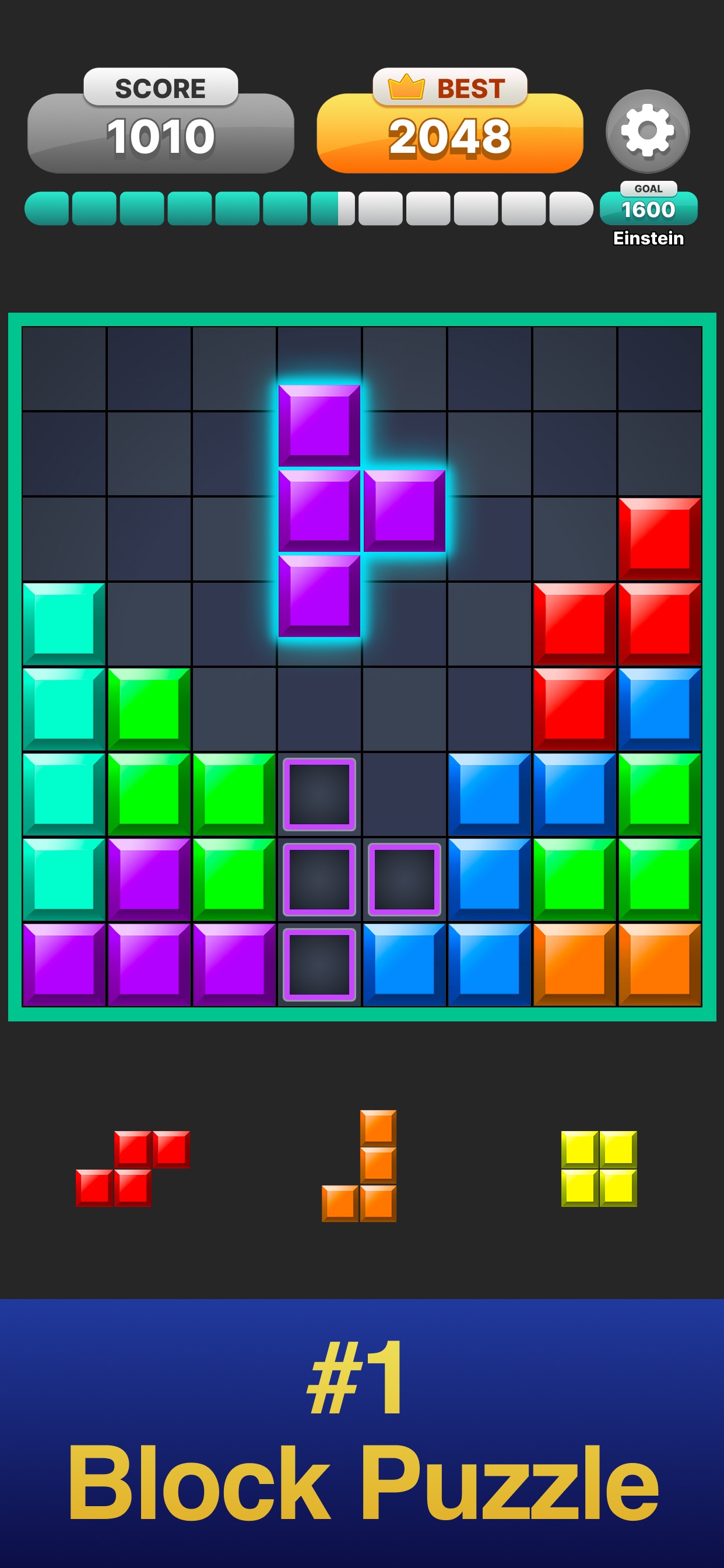 Captura de ecrã 1 da app Block Puzzle ·