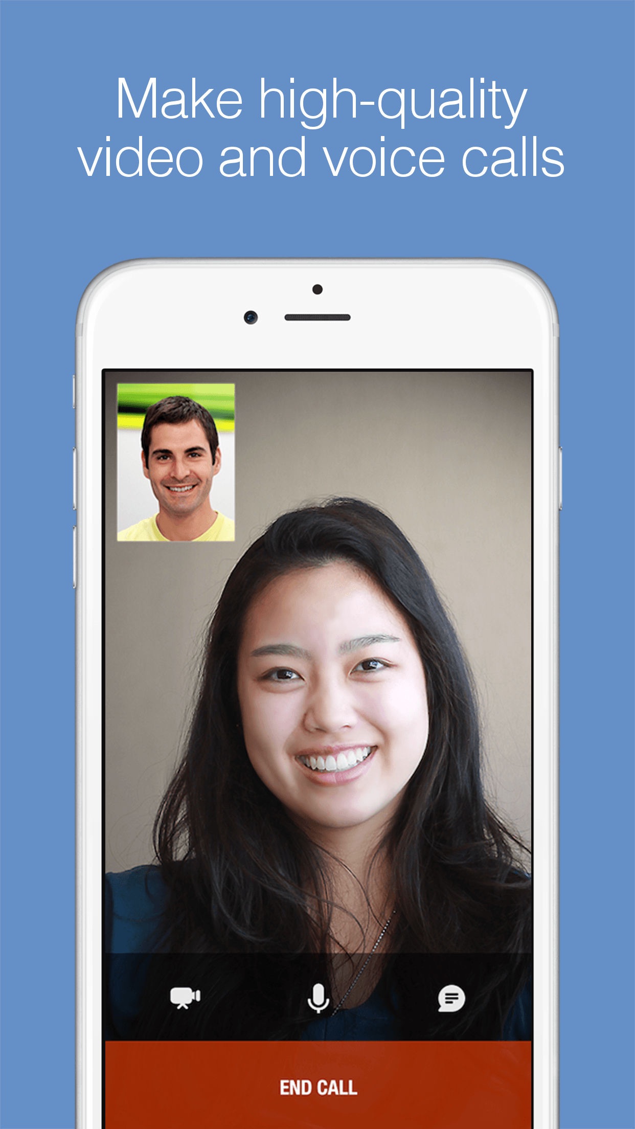 Captura de ecrã 1 da app imo video calls and chat HD