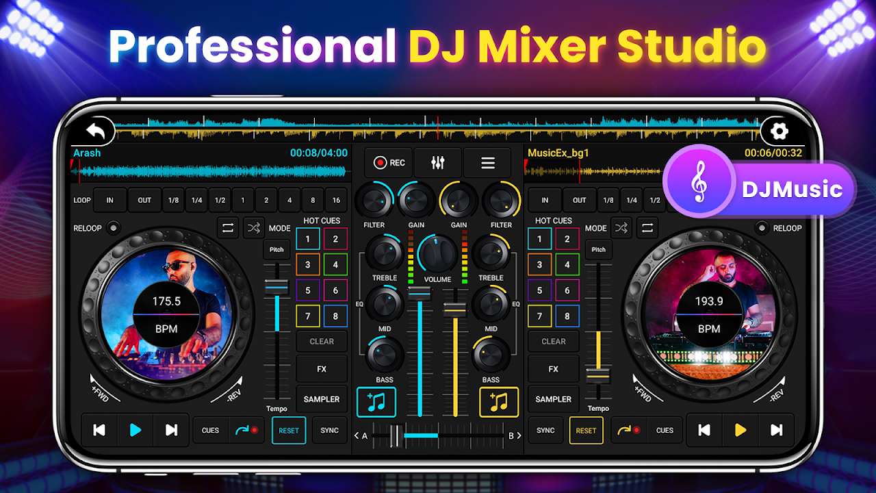 Captura de ecrã 2 da app Estúdio de Mixagem de DJ