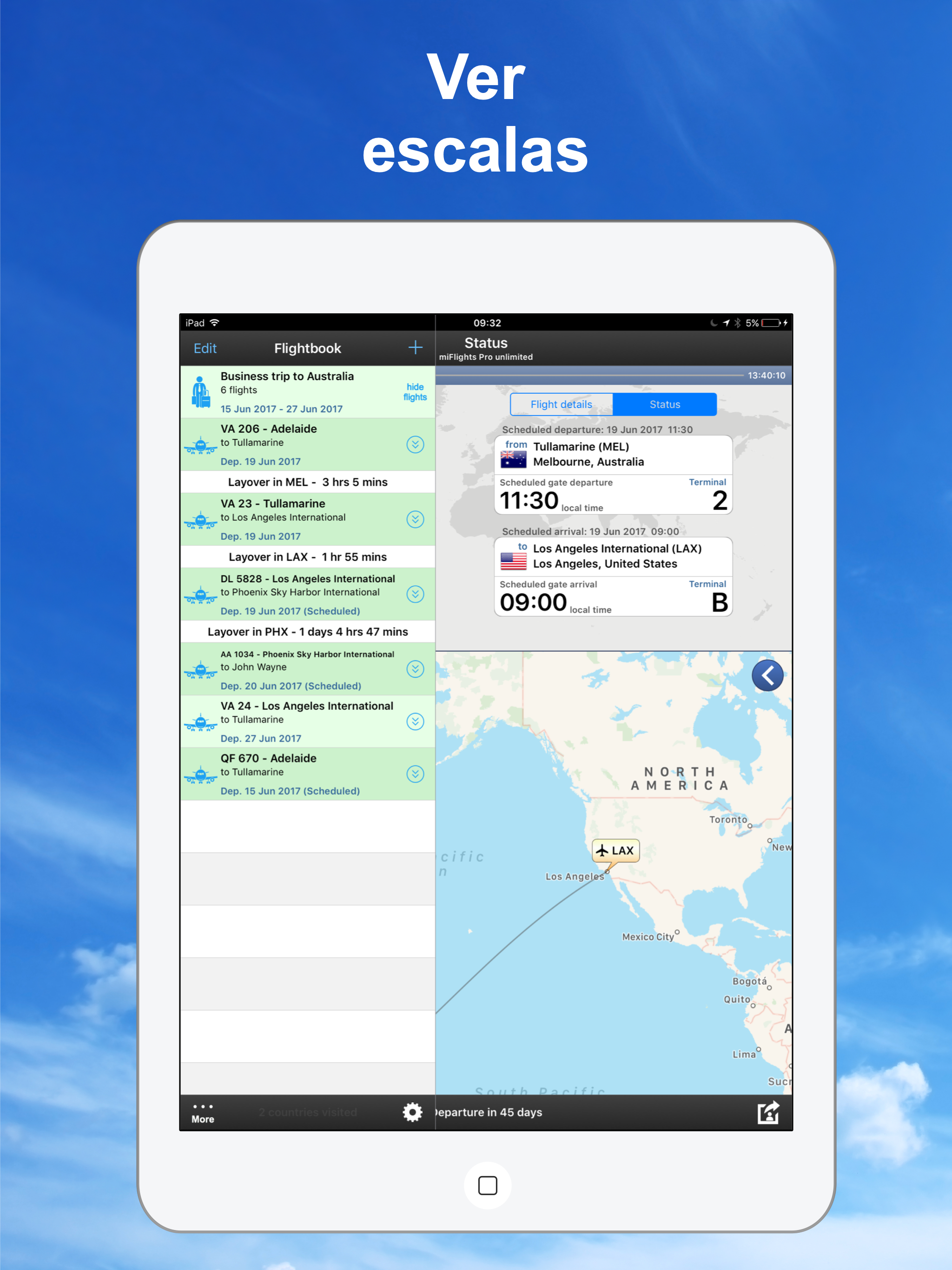 Captura de ecrã 4 da app Flight Tracker Pro | Fly Radar