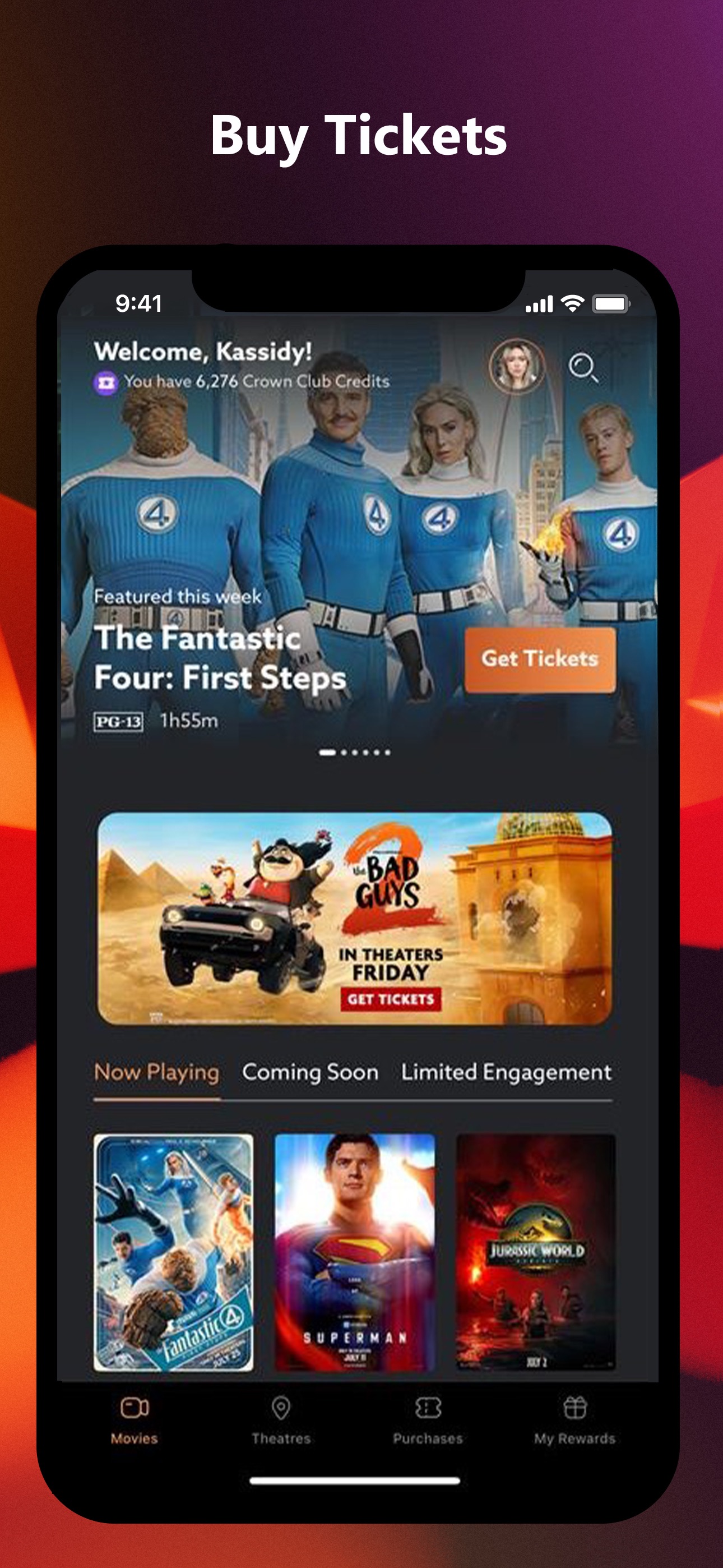 Captura de ecrã 2 da app Regal: Movie Tickets Made Easy