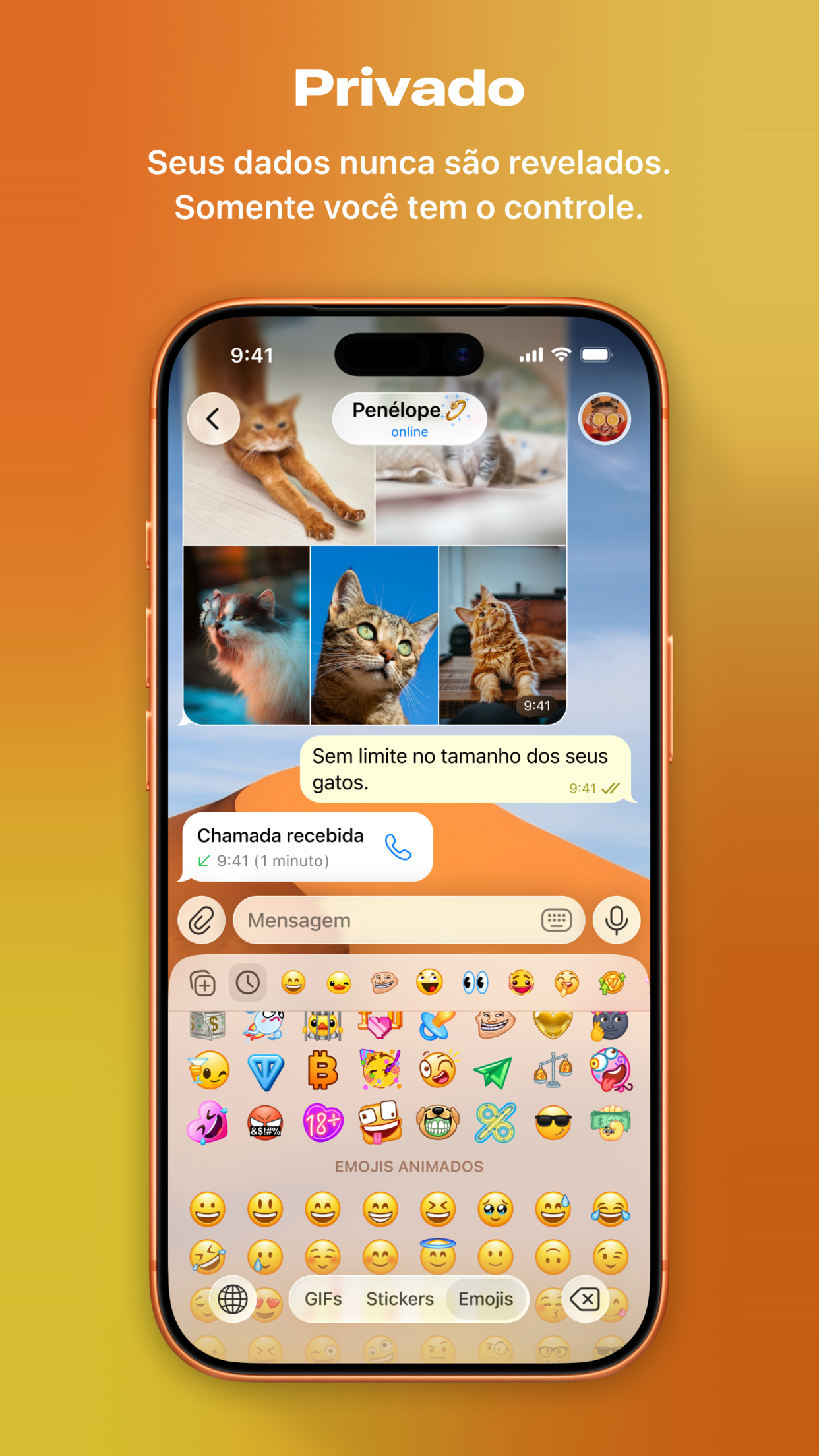 Captura de ecrã 3 da app Telegram Messenger