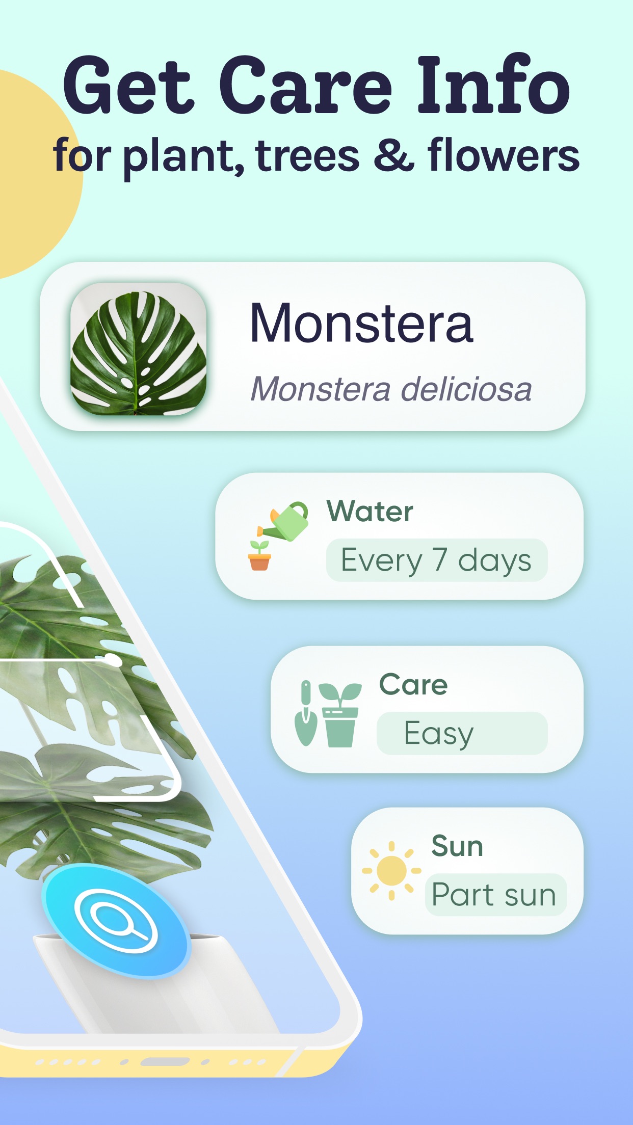 Captura de ecrã 2 da app Plant Identifier, Care: Planty
