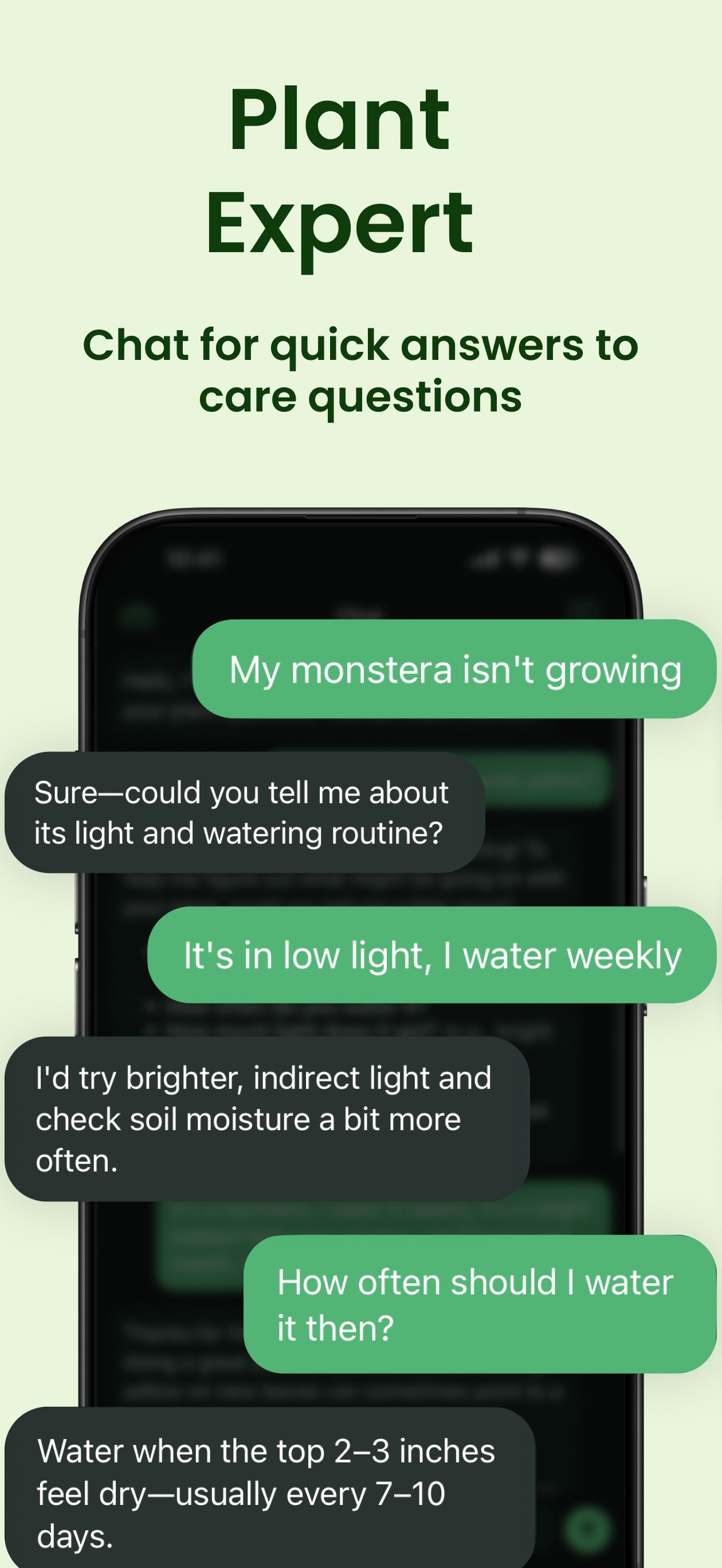 Captura de ecrã 3 da app Planthy: Plant ID & Care Guide