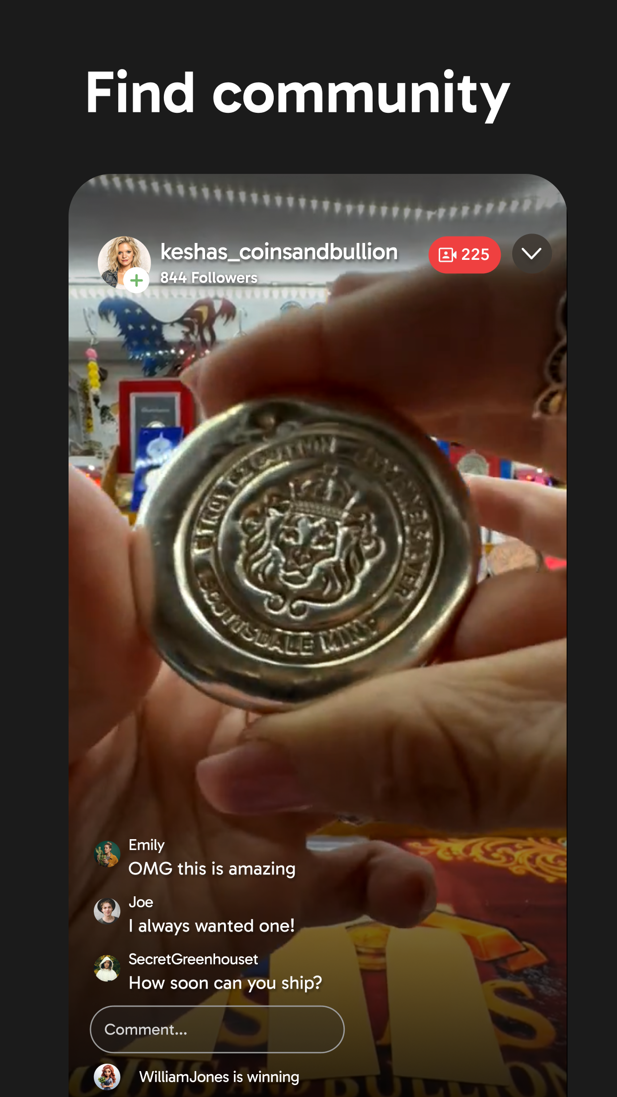 Captura de ecrã 2 da app Palmstreet: Buy & Sell LIVE