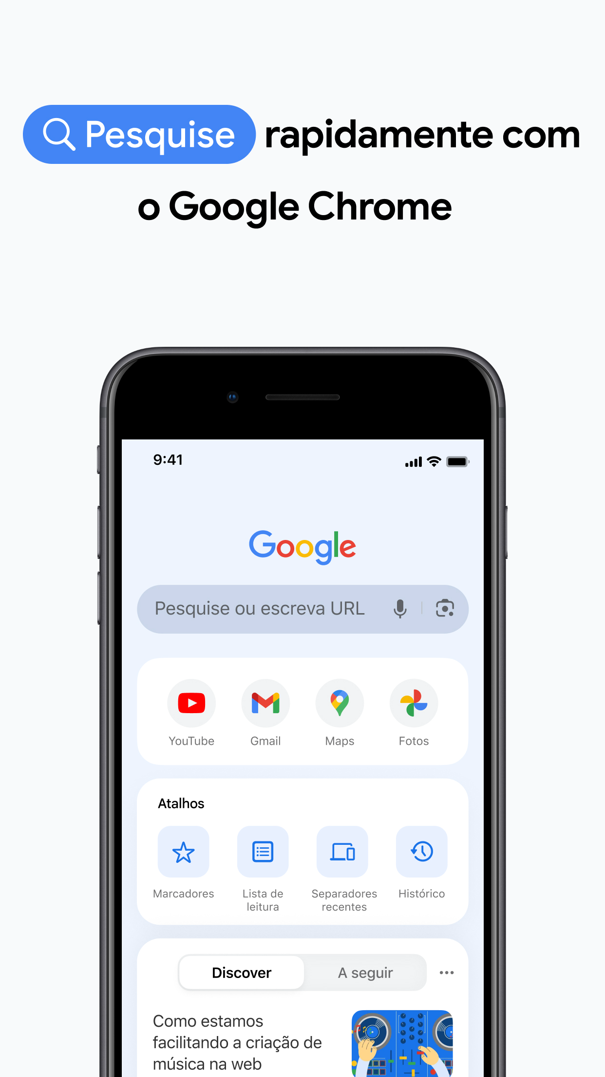 Captura de ecrã 1 da app Google Chrome