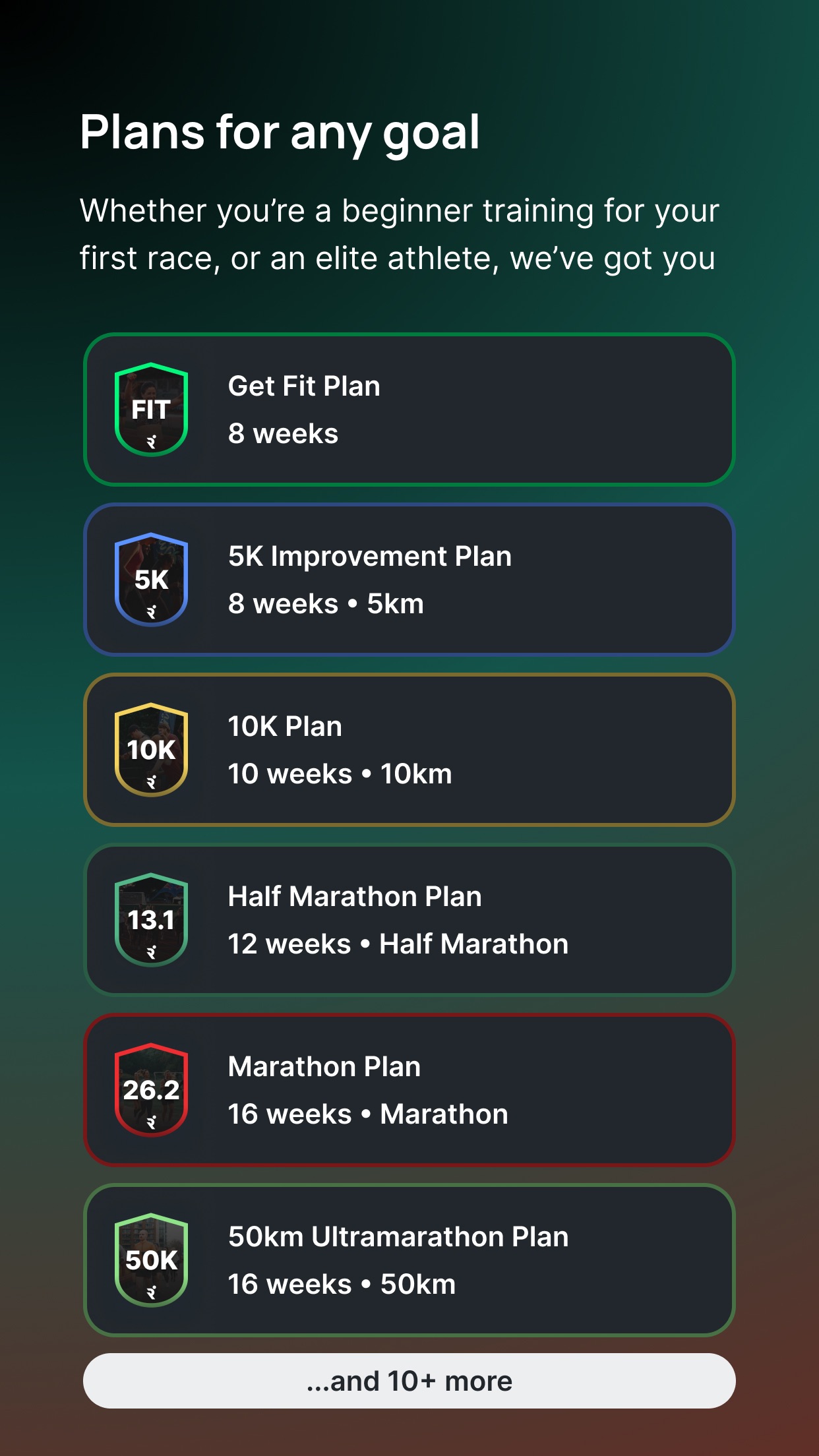 Captura de ecrã 3 da app Runna: Treinador de Corrida