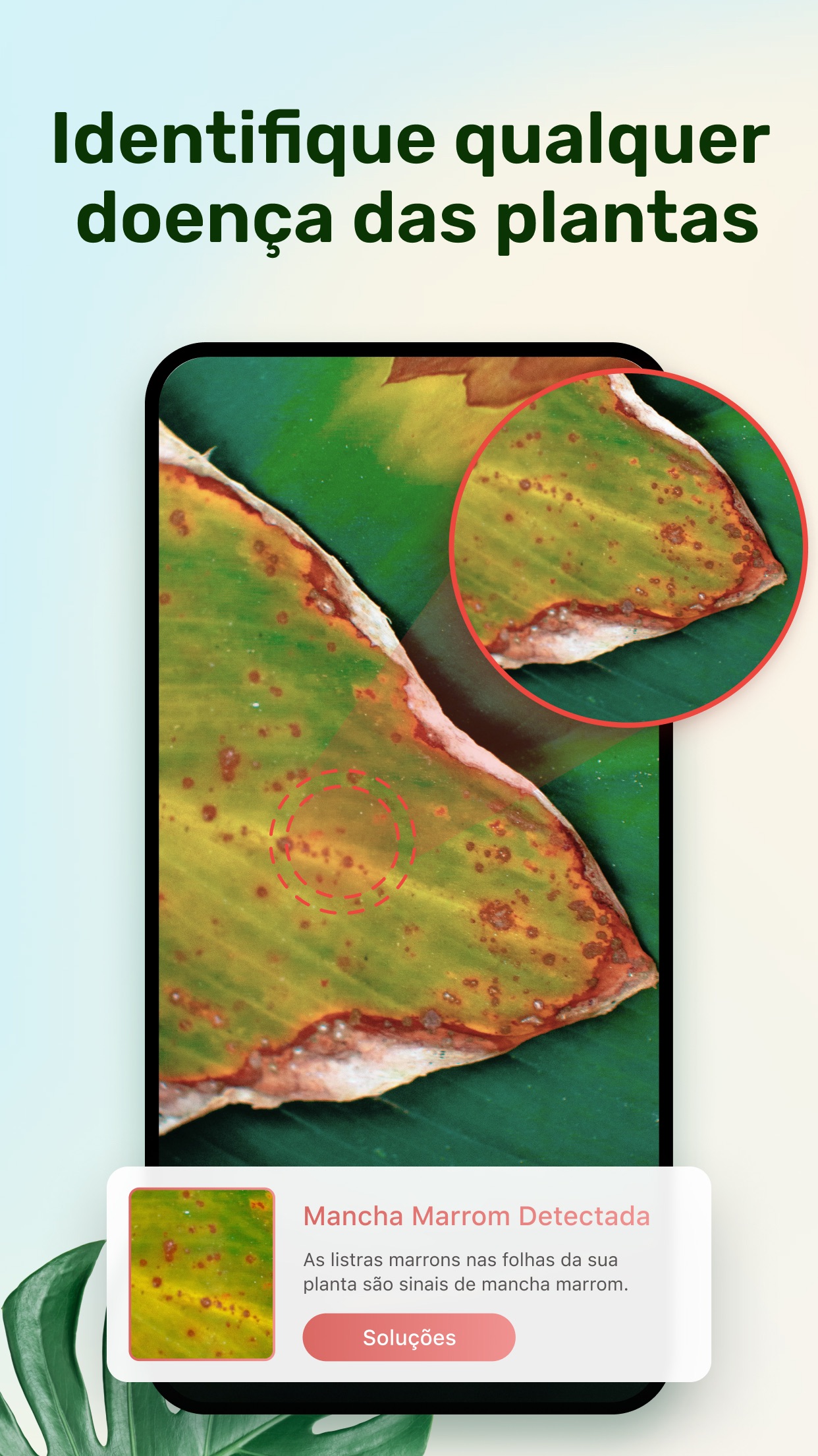 Captura de ecrã 1 da app Plant Parent-Guia de Cuidados