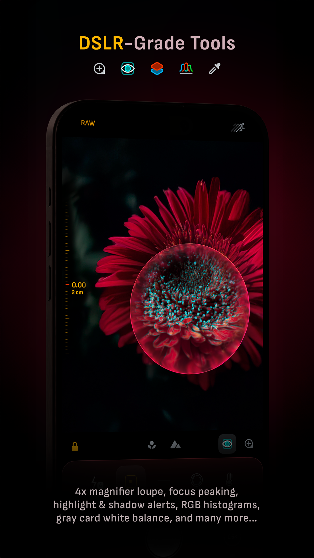 Captura de ecrã 4 da app Camera M - Câmera manual