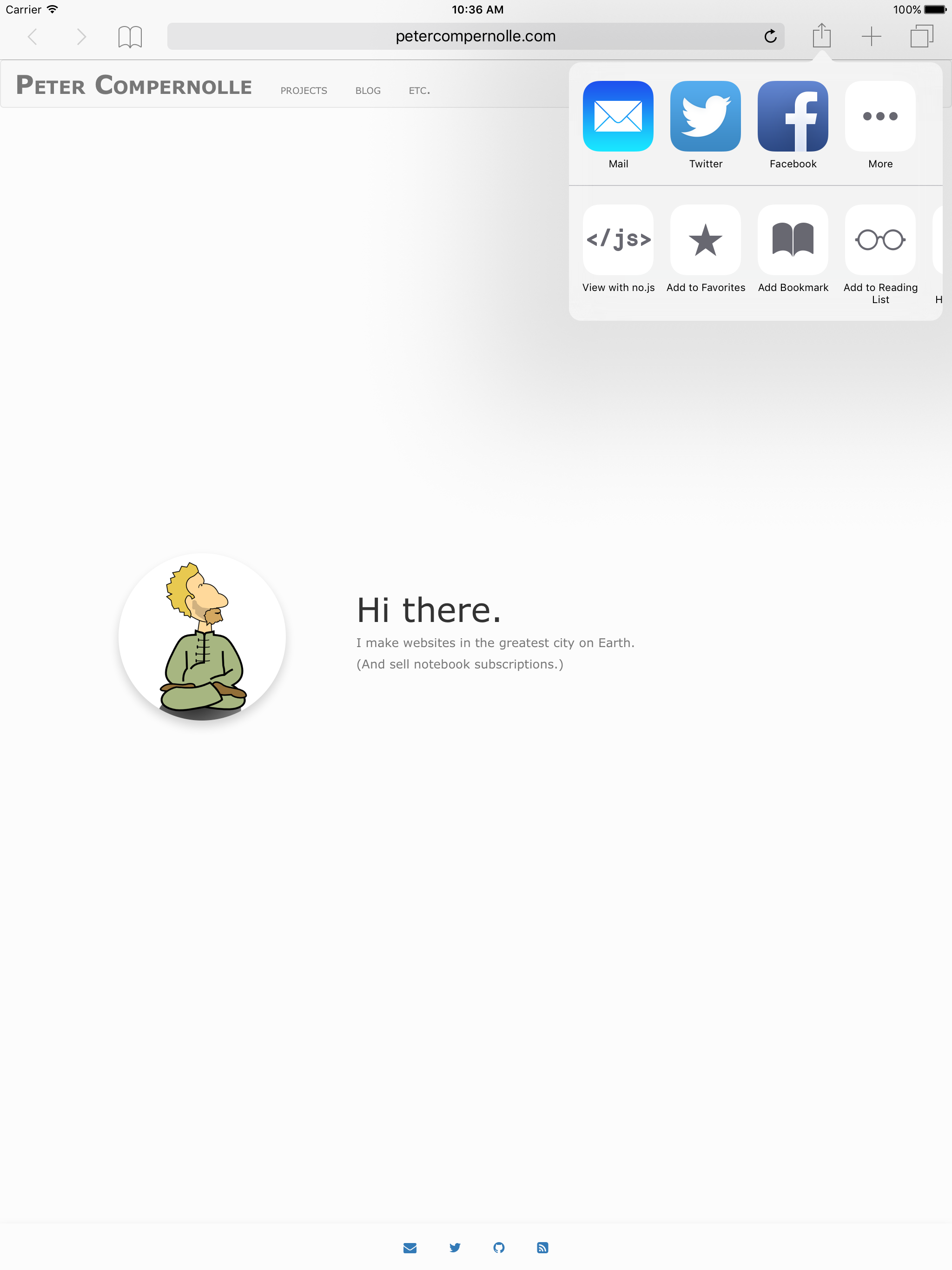 Captura de ecrã 3 da app No JS