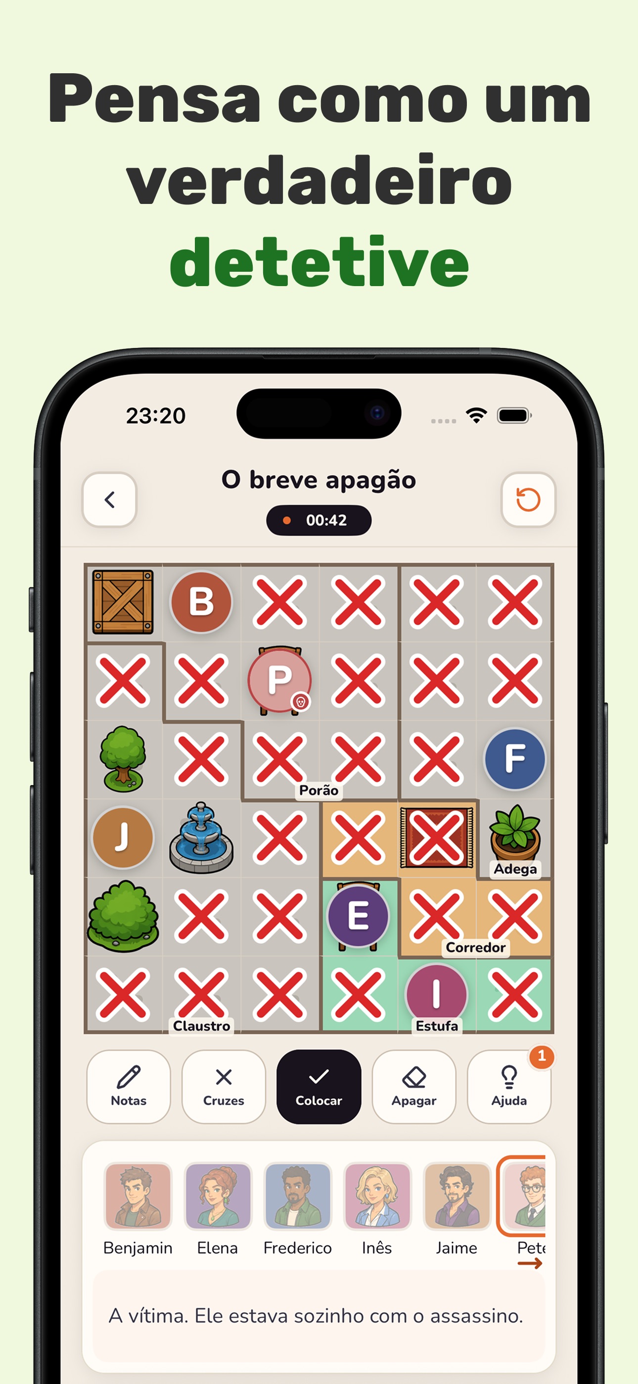 Captura de ecrã 4 da app Enigmic: Casos de Crime