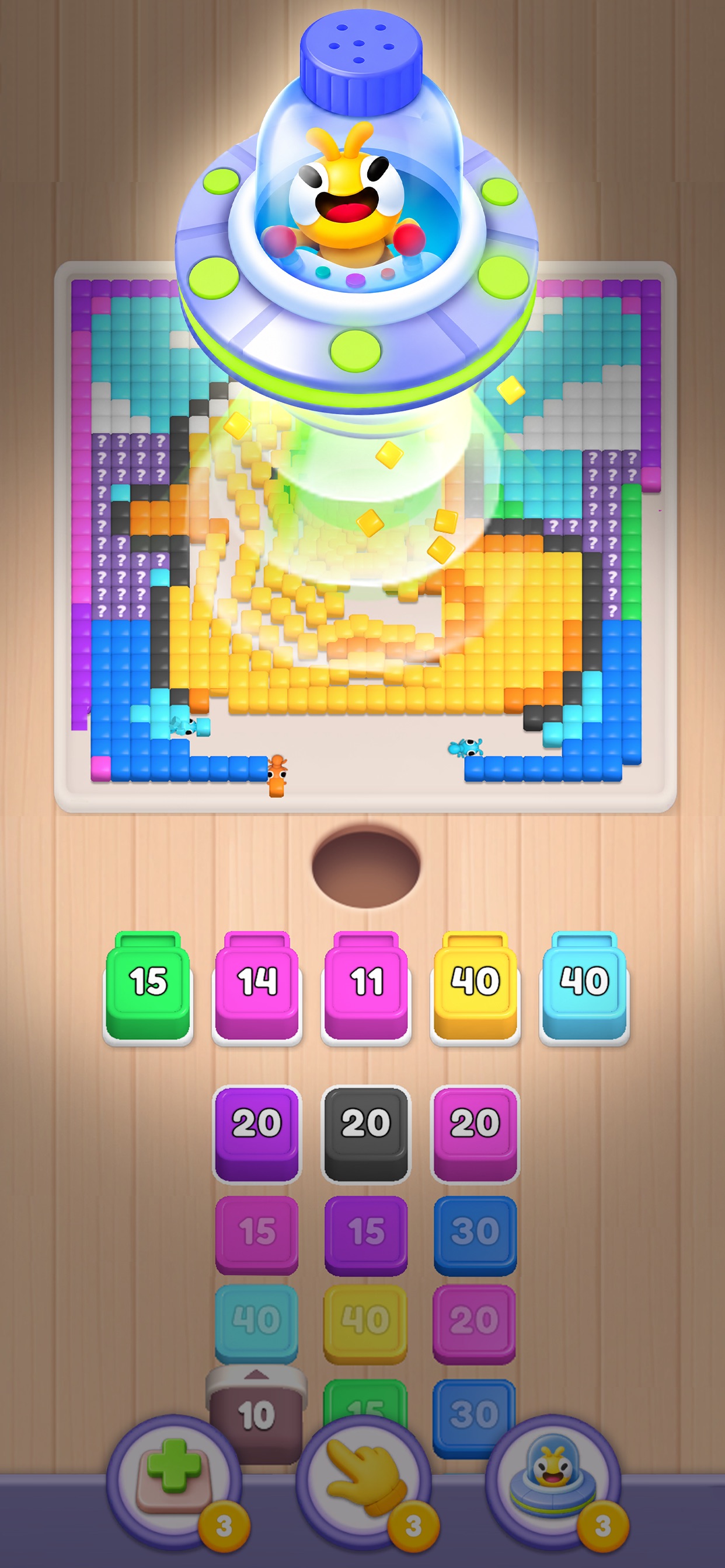 Captura de ecrã 3 da app Food Hunt: Pixel Puzzle