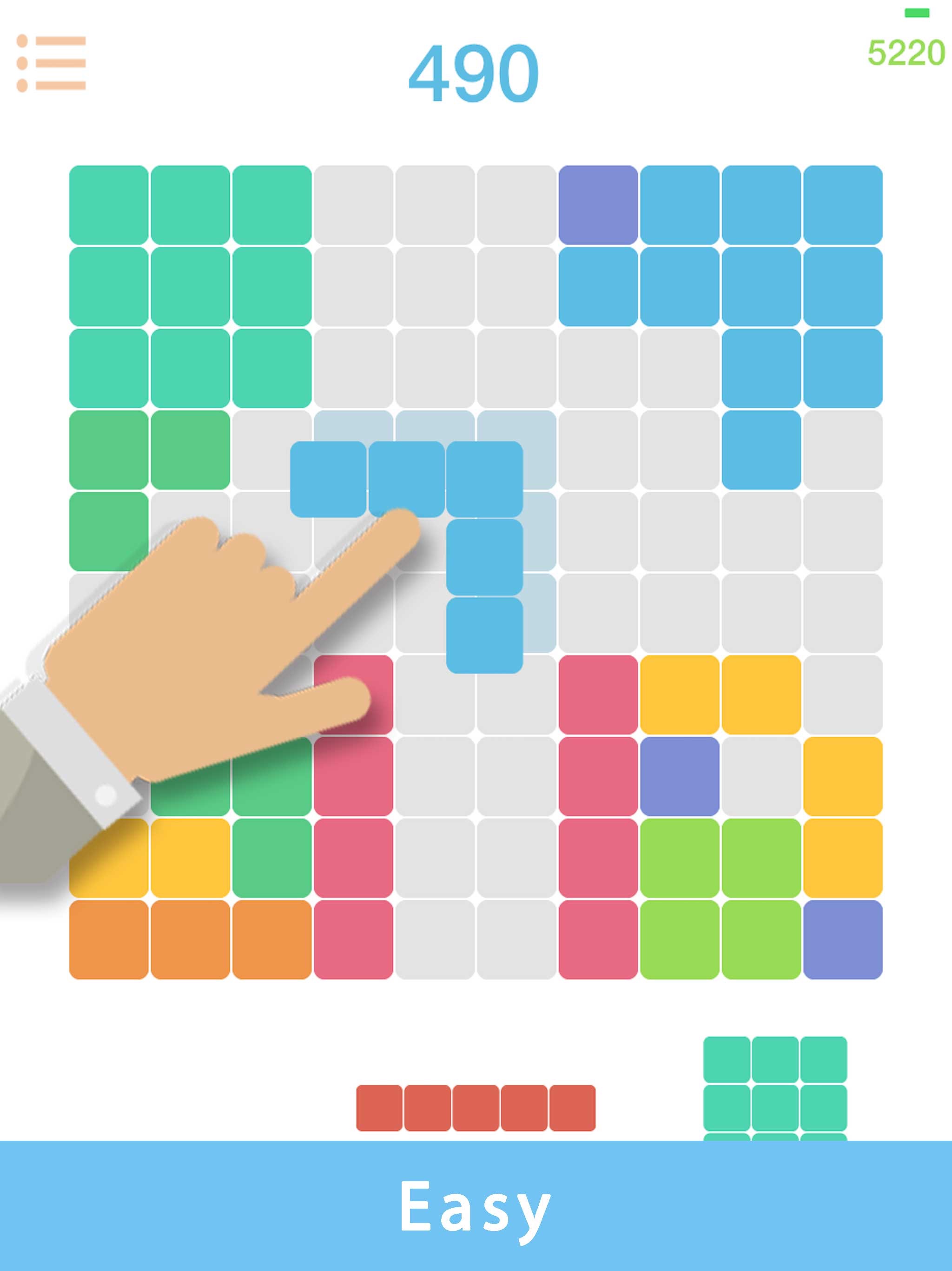 Captura de ecrã 1 da app 1010 Fit for  Blocks bricks