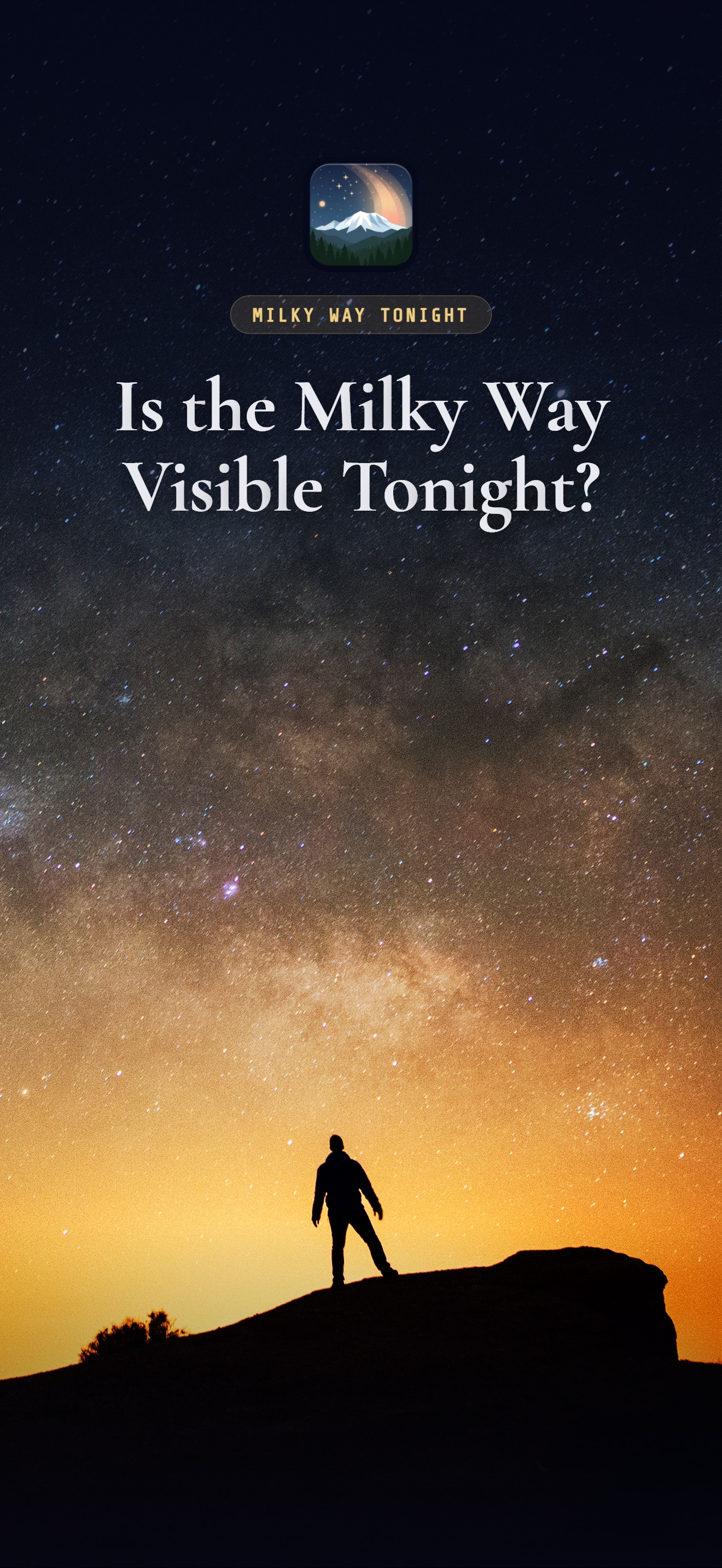 Captura de ecrã 1 da app Milky Way Tonight