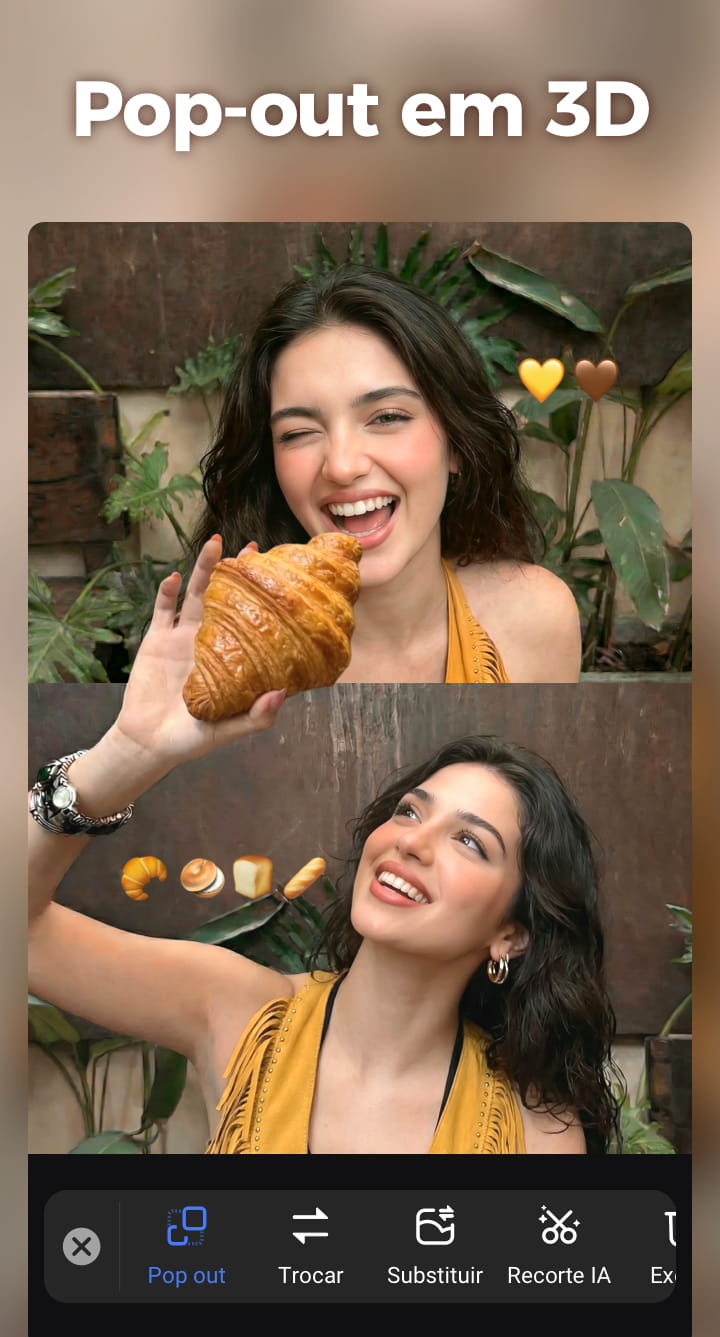 Captura de ecrã 4 da app Montagem de fotos e colagem