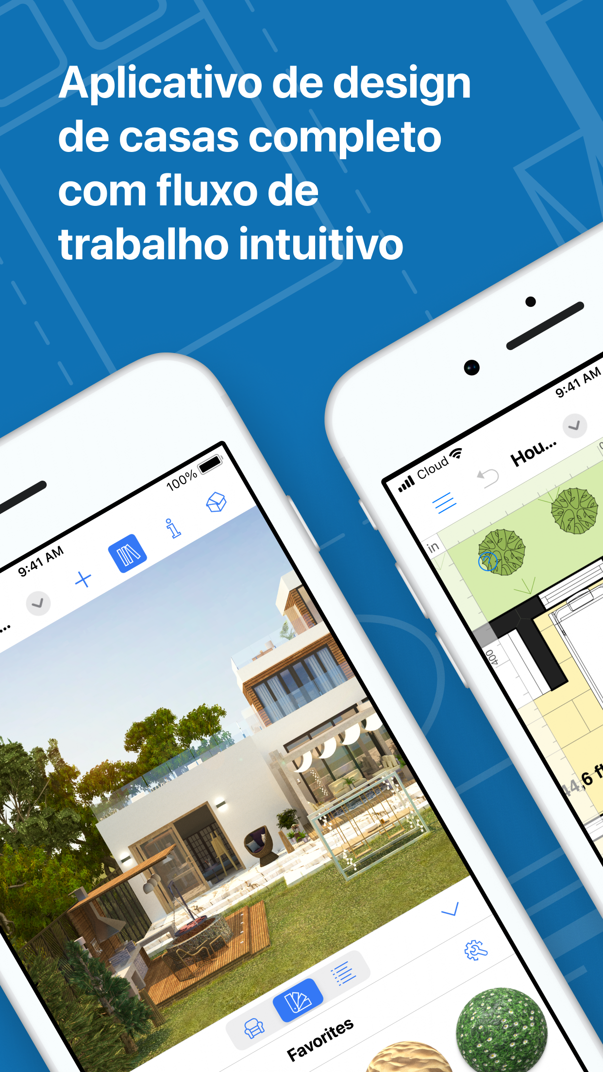 Captura de ecrã 1 da app Live Home 3D: Planta de casa