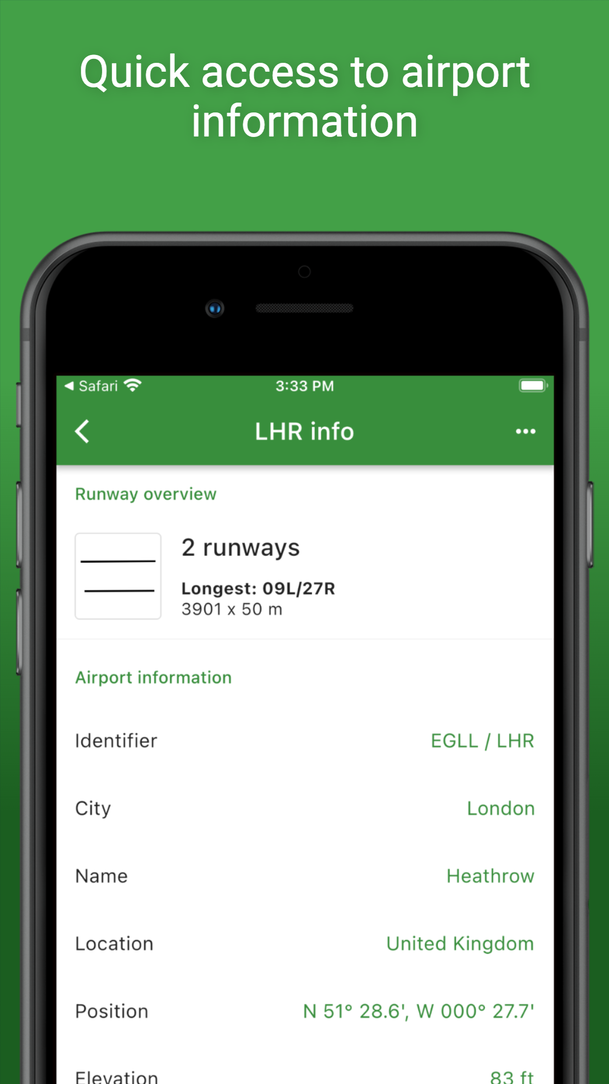 Captura de ecrã 2 da app Airports