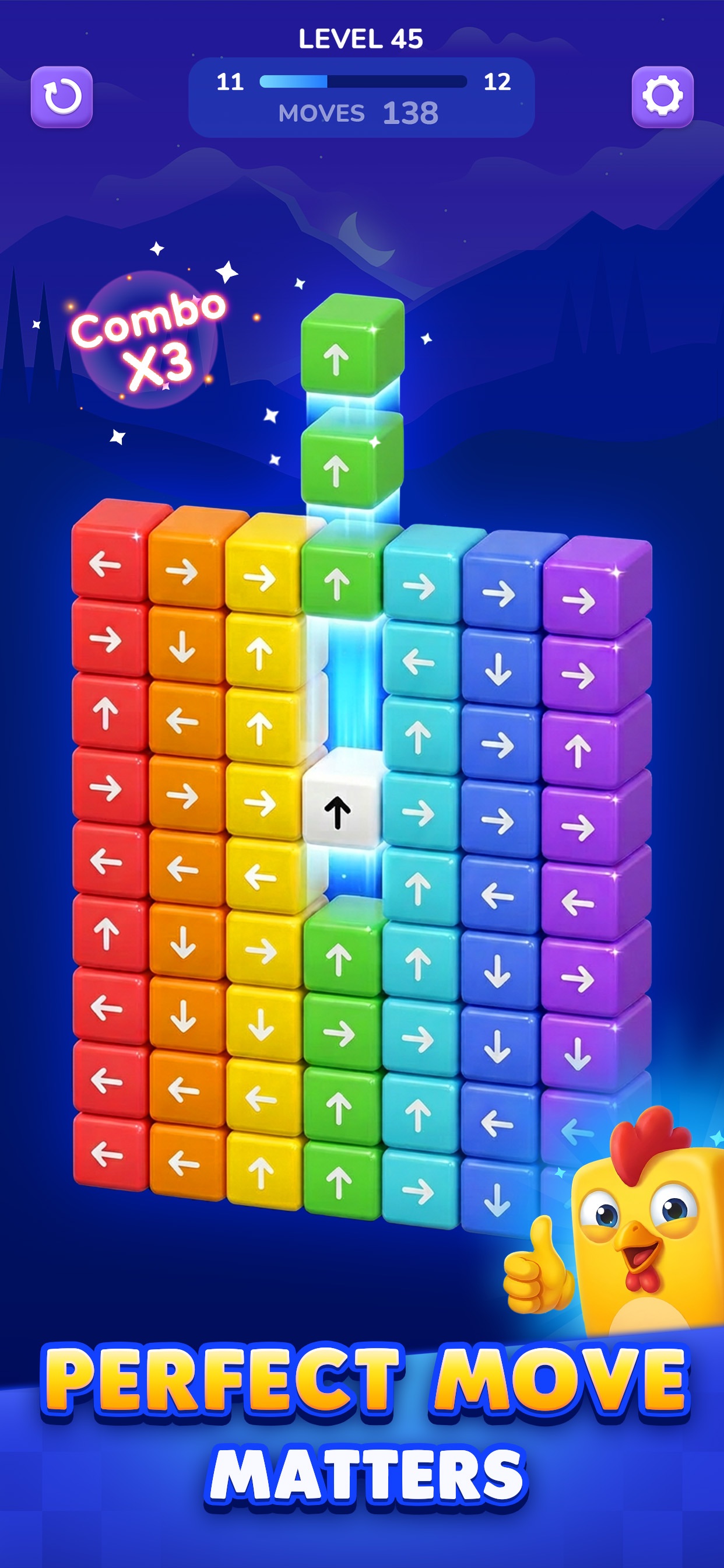 Captura de ecrã 3 da app Block Away - Tap Out Puzzle