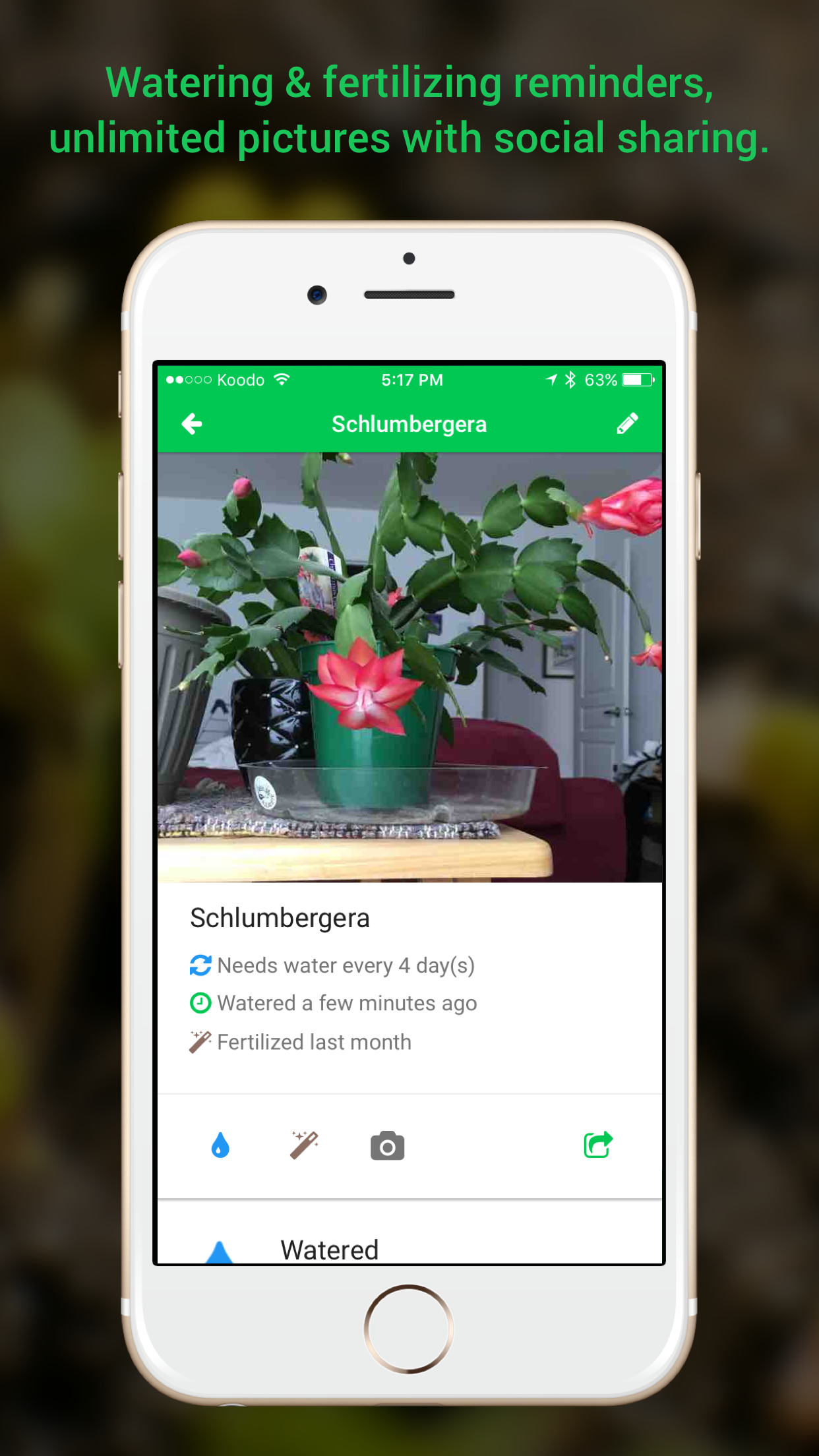 Captura de ecrã 2 da app Plantbook - Plants' Companion
