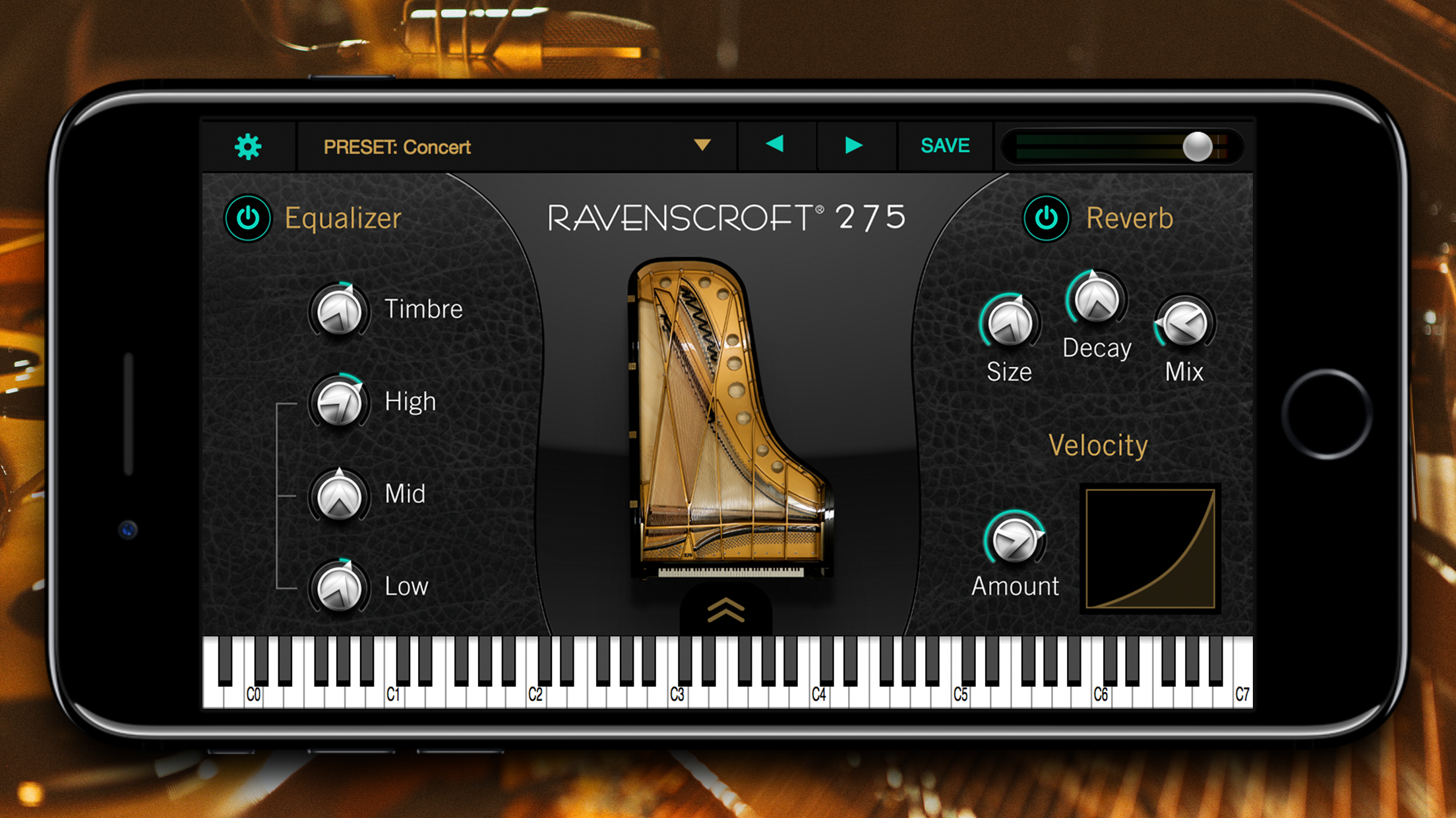 Captura de ecrã 1 da app Ravenscroft 275 Piano