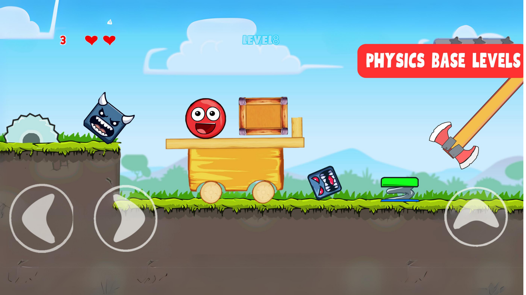 Captura de ecrã 3 da app Plants Ball 5 - Red Ball Game