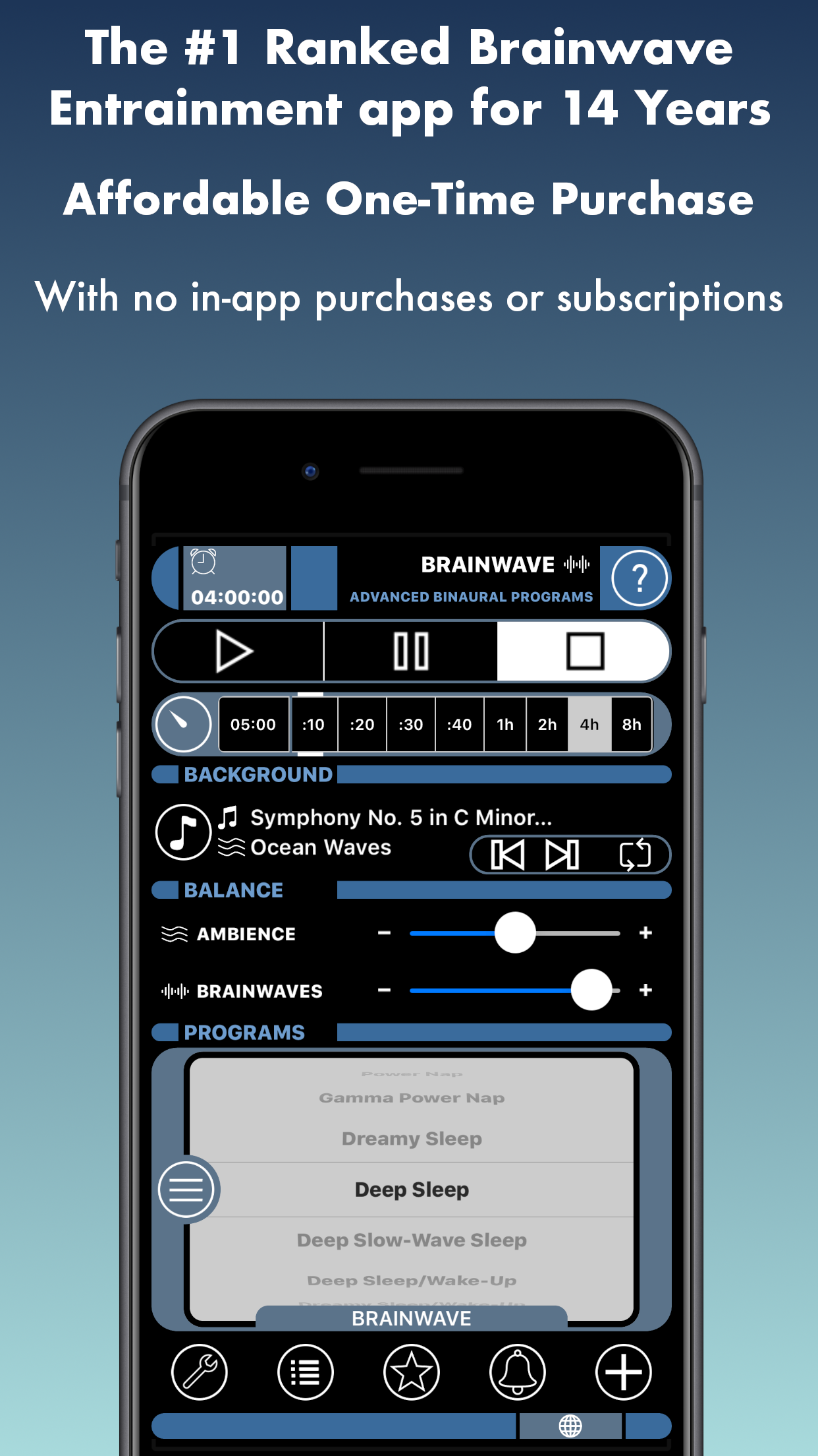 Captura de ecrã 2 da app BrainWave: 37 Binaural Series™