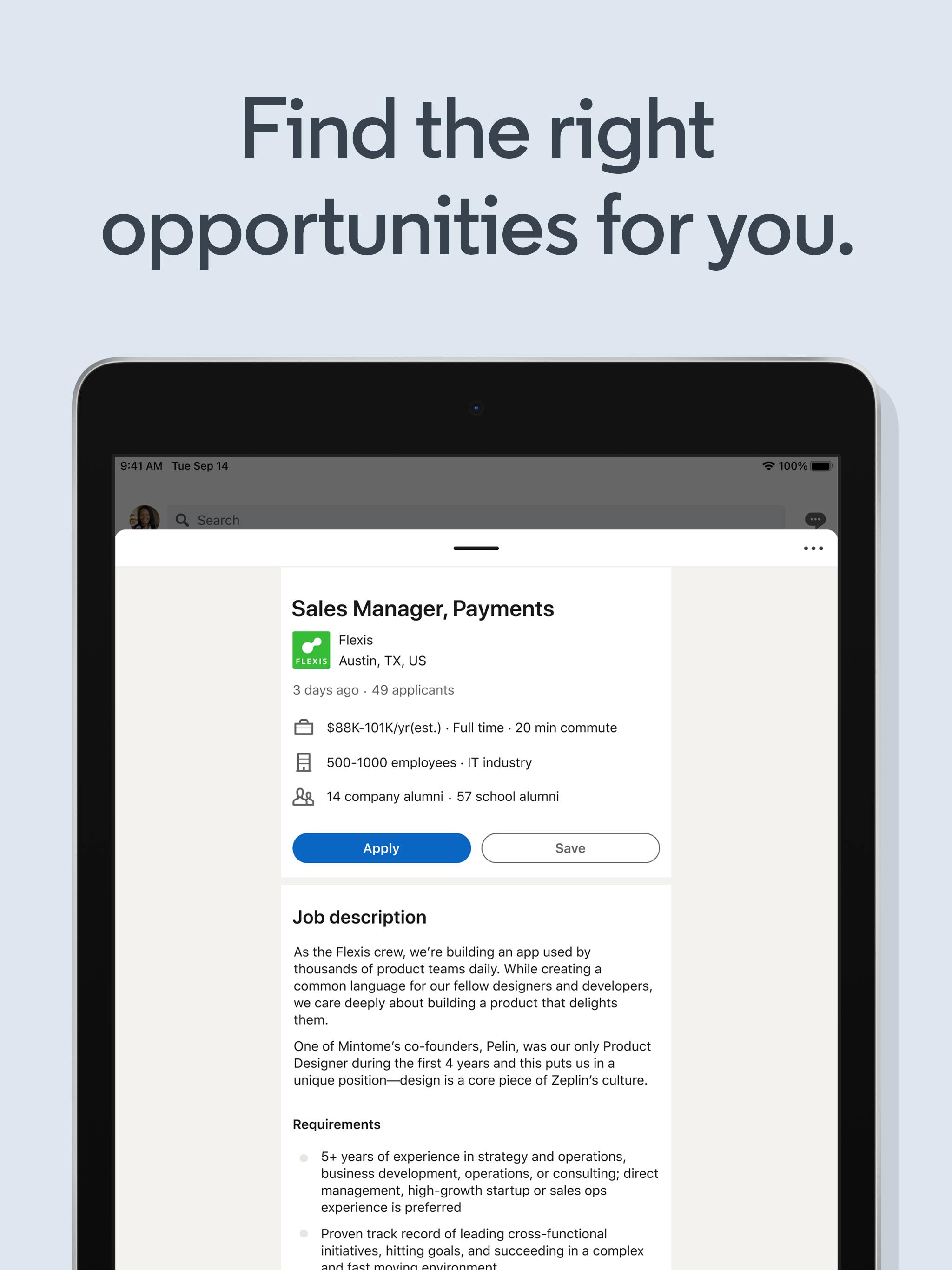 Captura de ecrã 2 da app LinkedIn: Perfil Profissional
