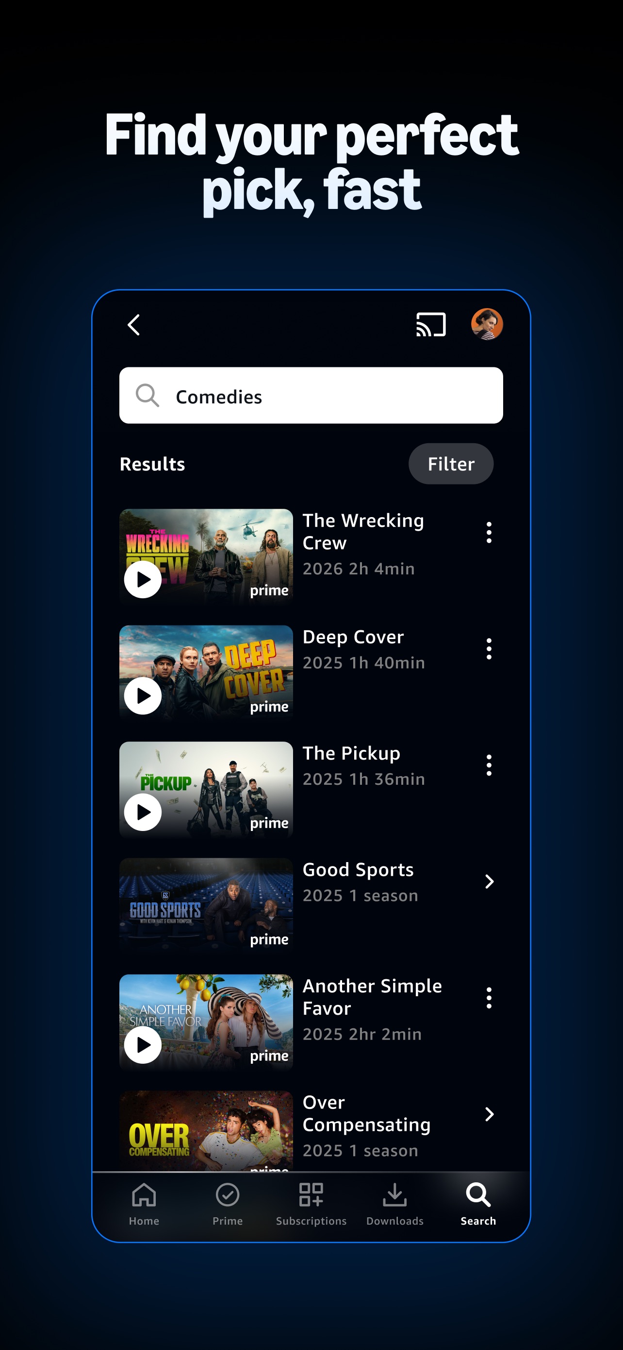 Captura de ecrã 4 da app Amazon Prime Video