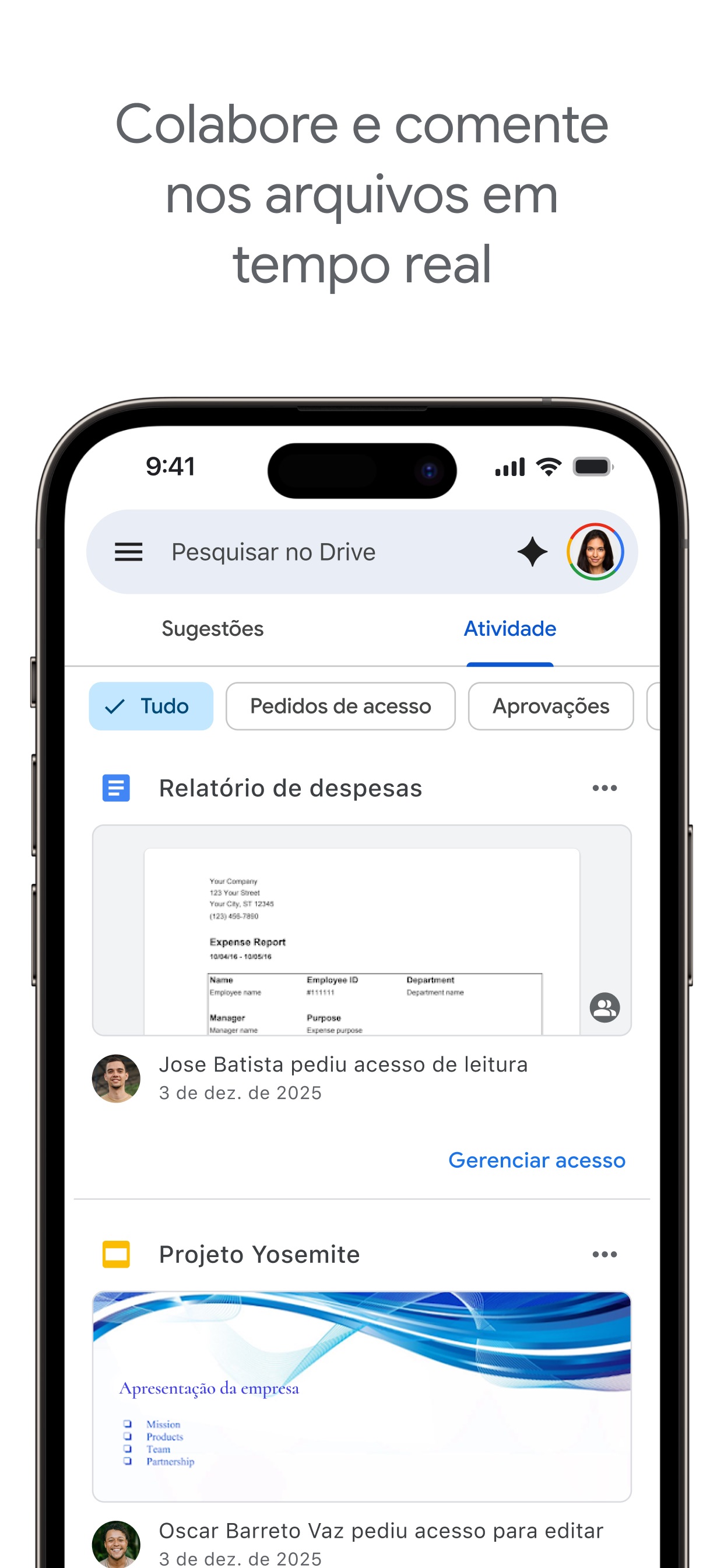 Captura de ecrã 4 da app Google Drive – armazenamento