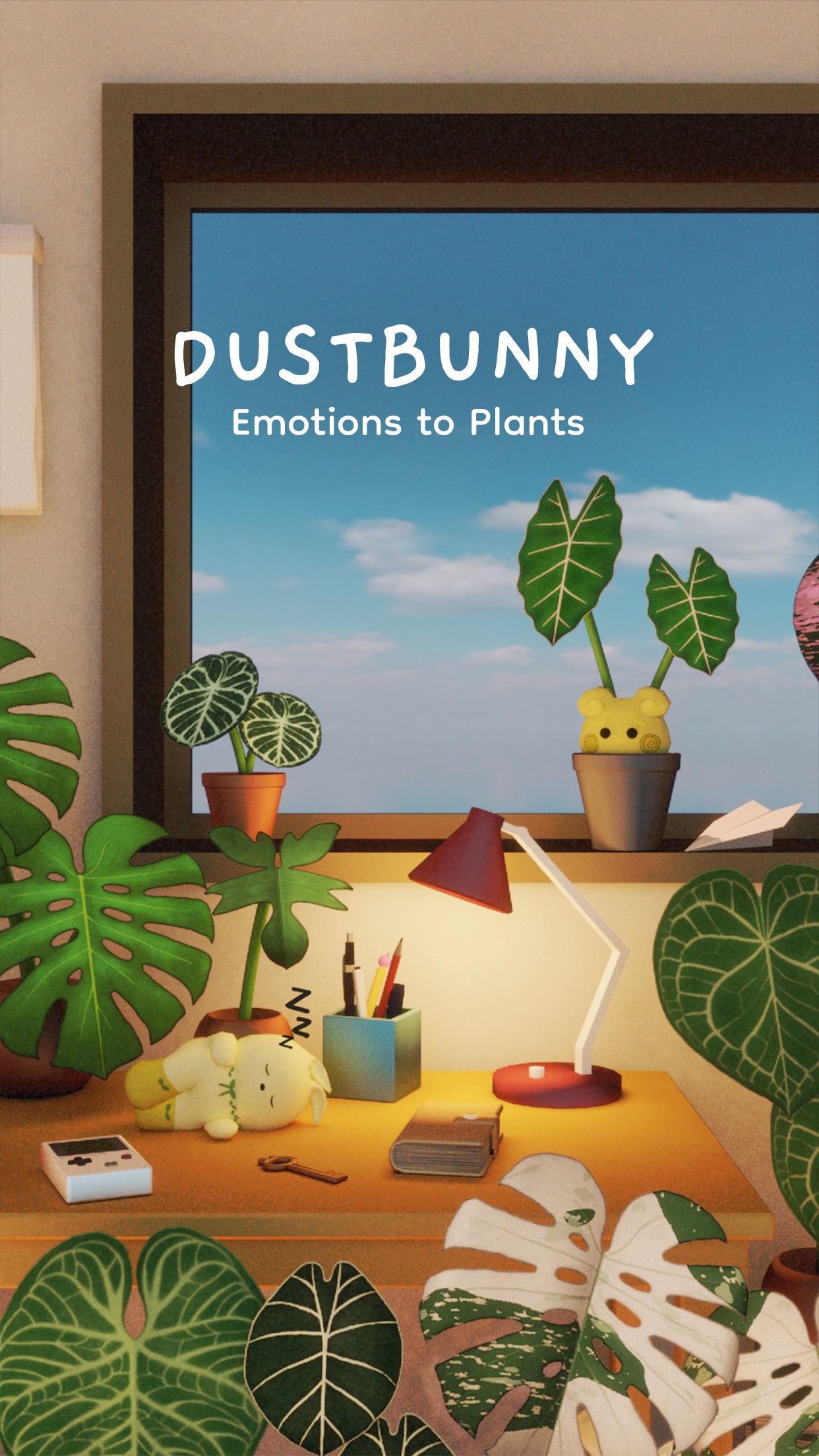 Captura de ecrã 1 da app Dustbunny: Emotions to Plants