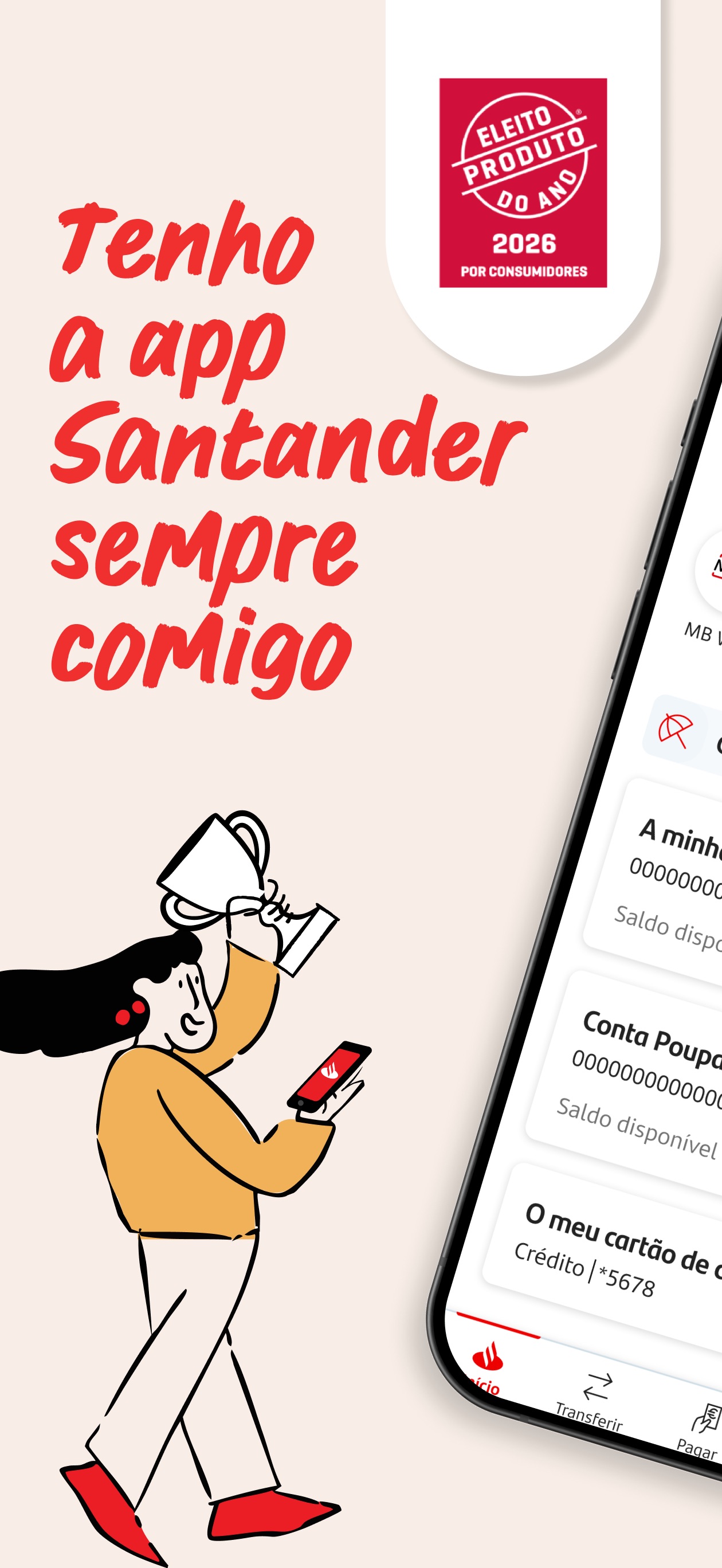 Captura de ecrã 1 da app Santander Portugal