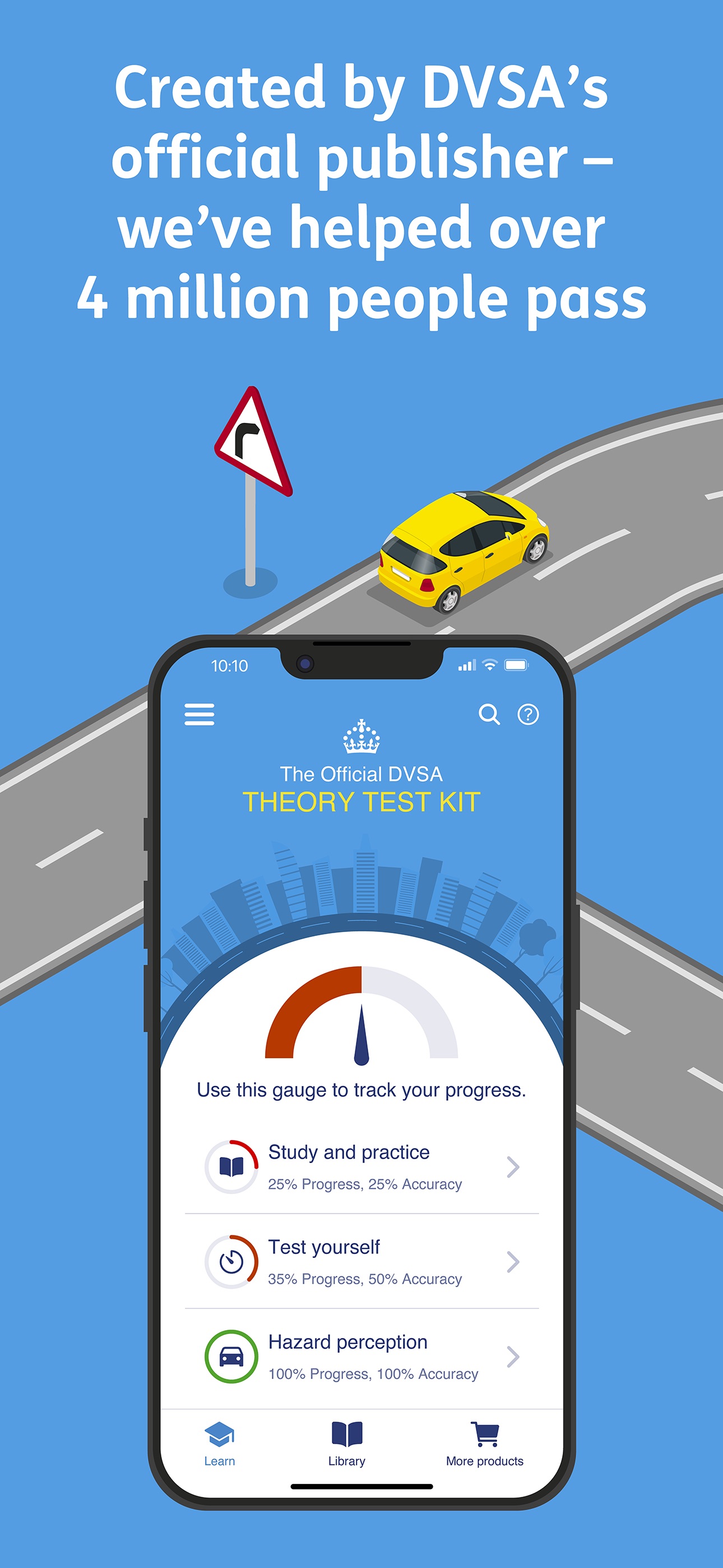 Captura de ecrã 1 da app Official DVSA Theory Test Kit