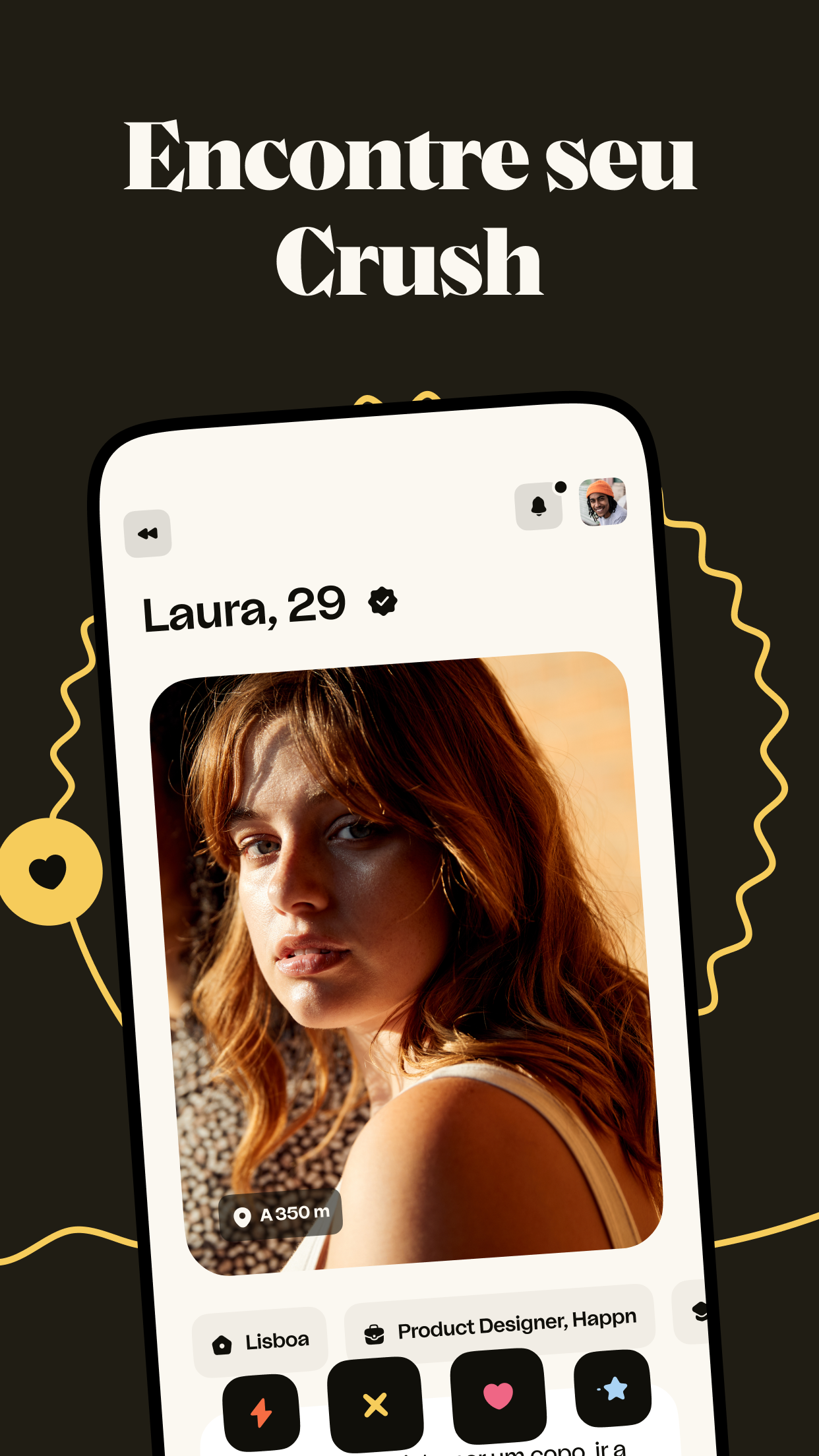 Captura de ecrã 1 da app happn — App de encontros