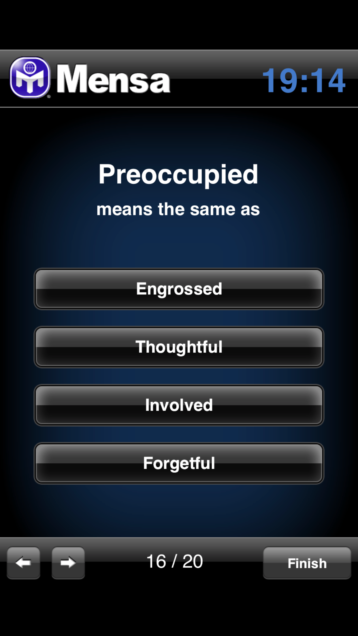 Mensa Brain Test screenshot 2