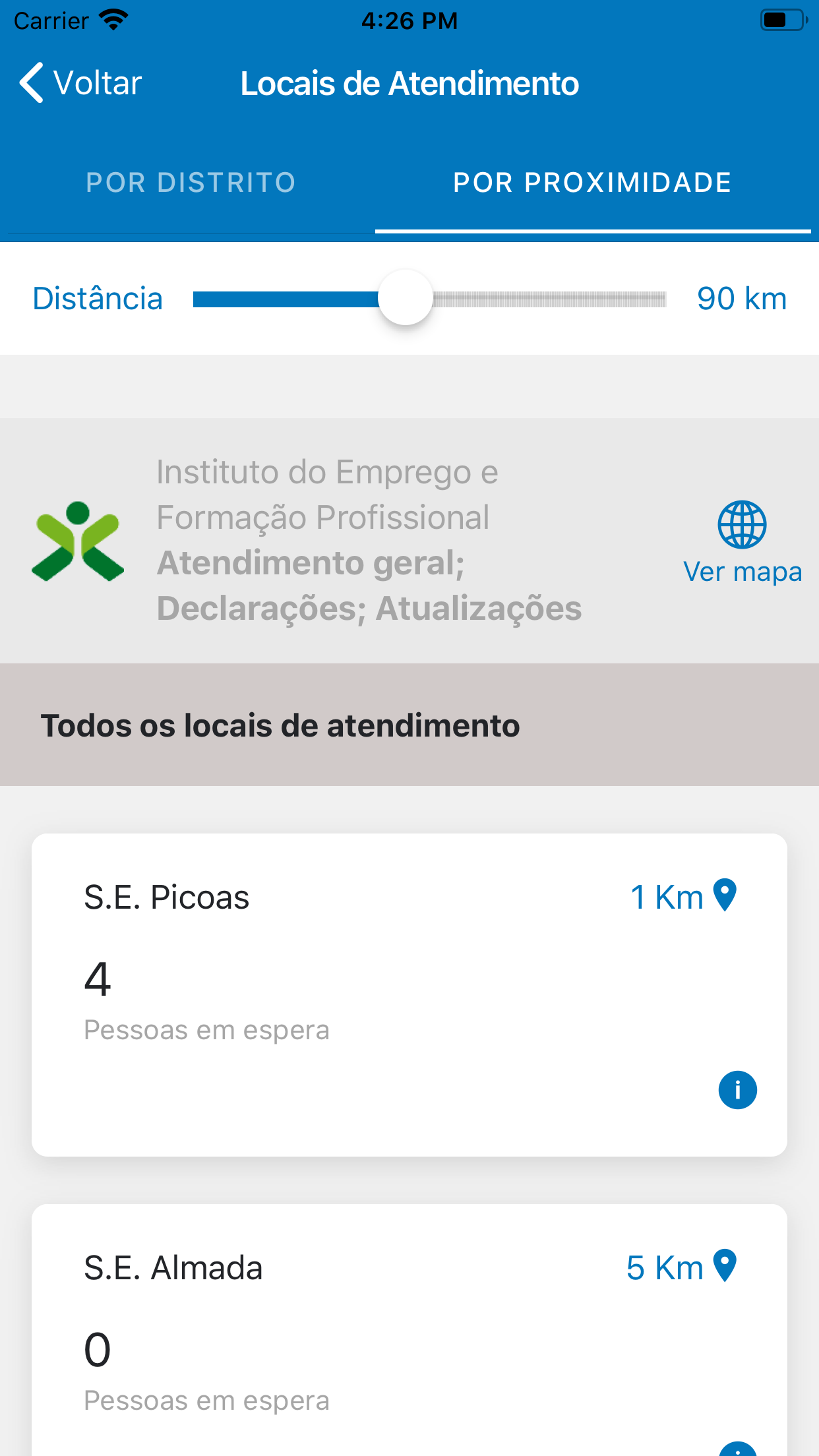 Captura de ecrã 4 da app sigaApp